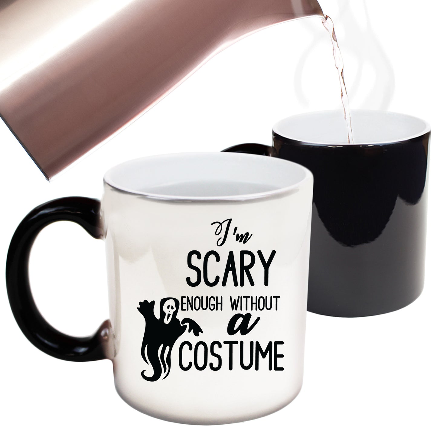 Im Scary Enough Without A Costume - Funny Colour Changing Mug