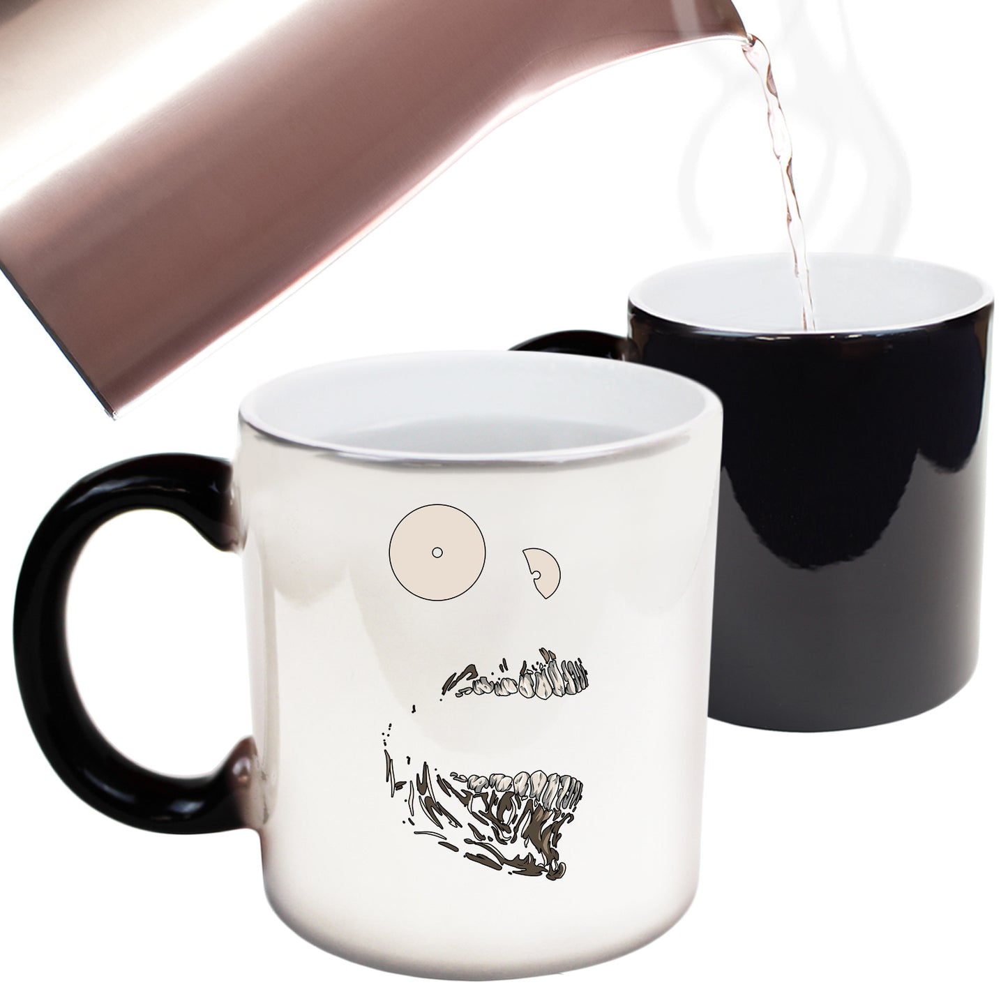 Scary Night Skull - Funny Colour Changing Mug