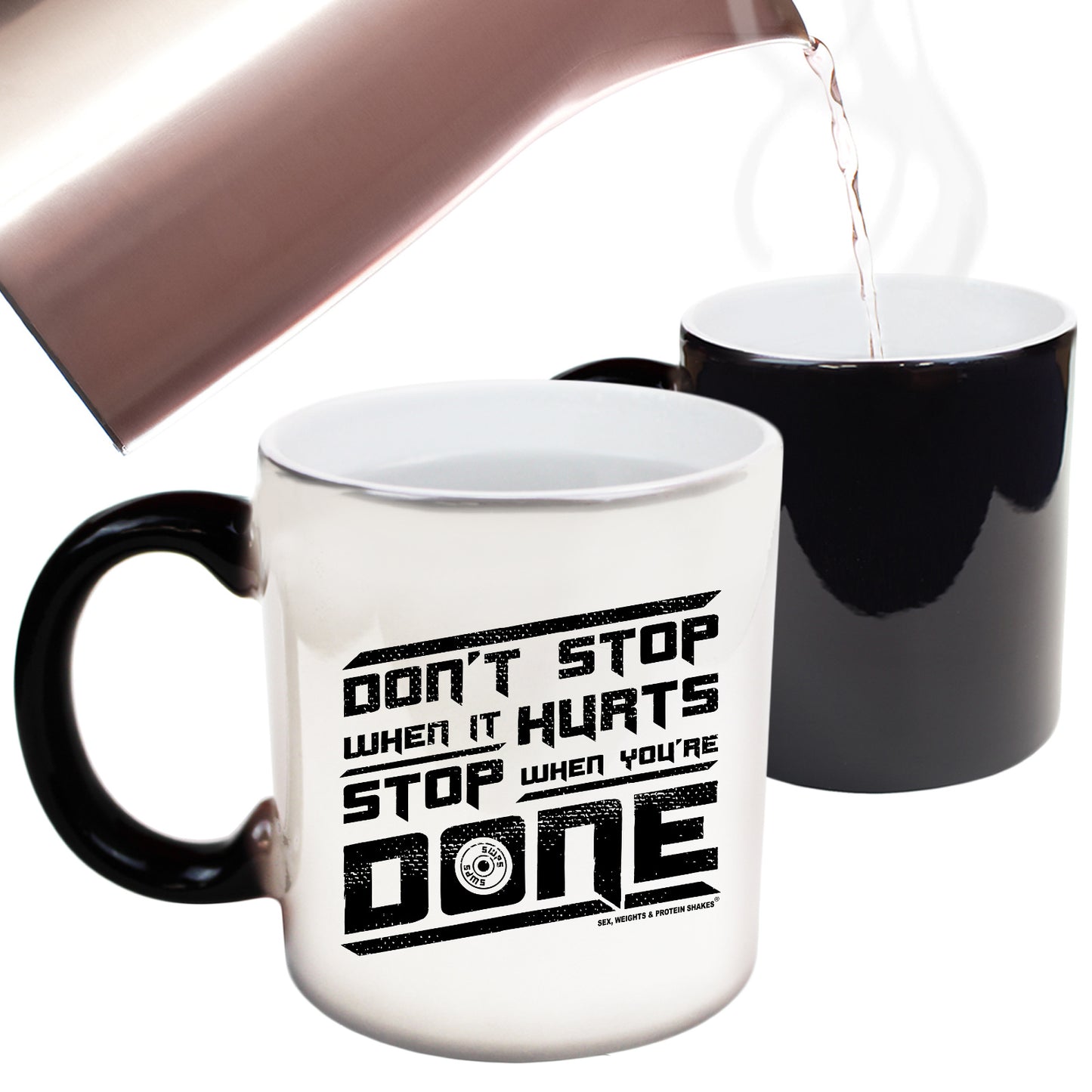Swps Dont Stop When It Hurts - Funny Colour Changing Mug
