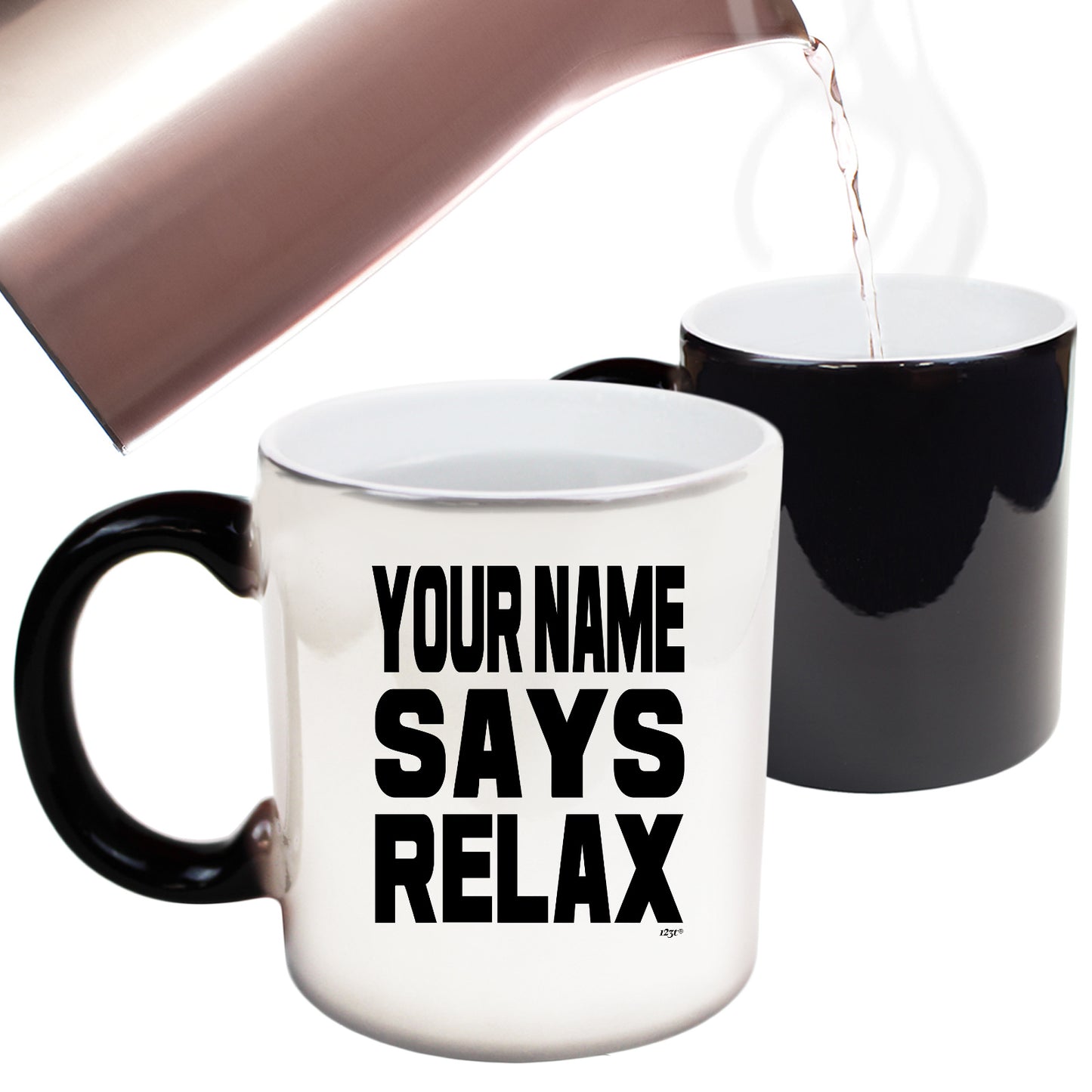 Your Name Says Relax - Funny Colour Changing Mug