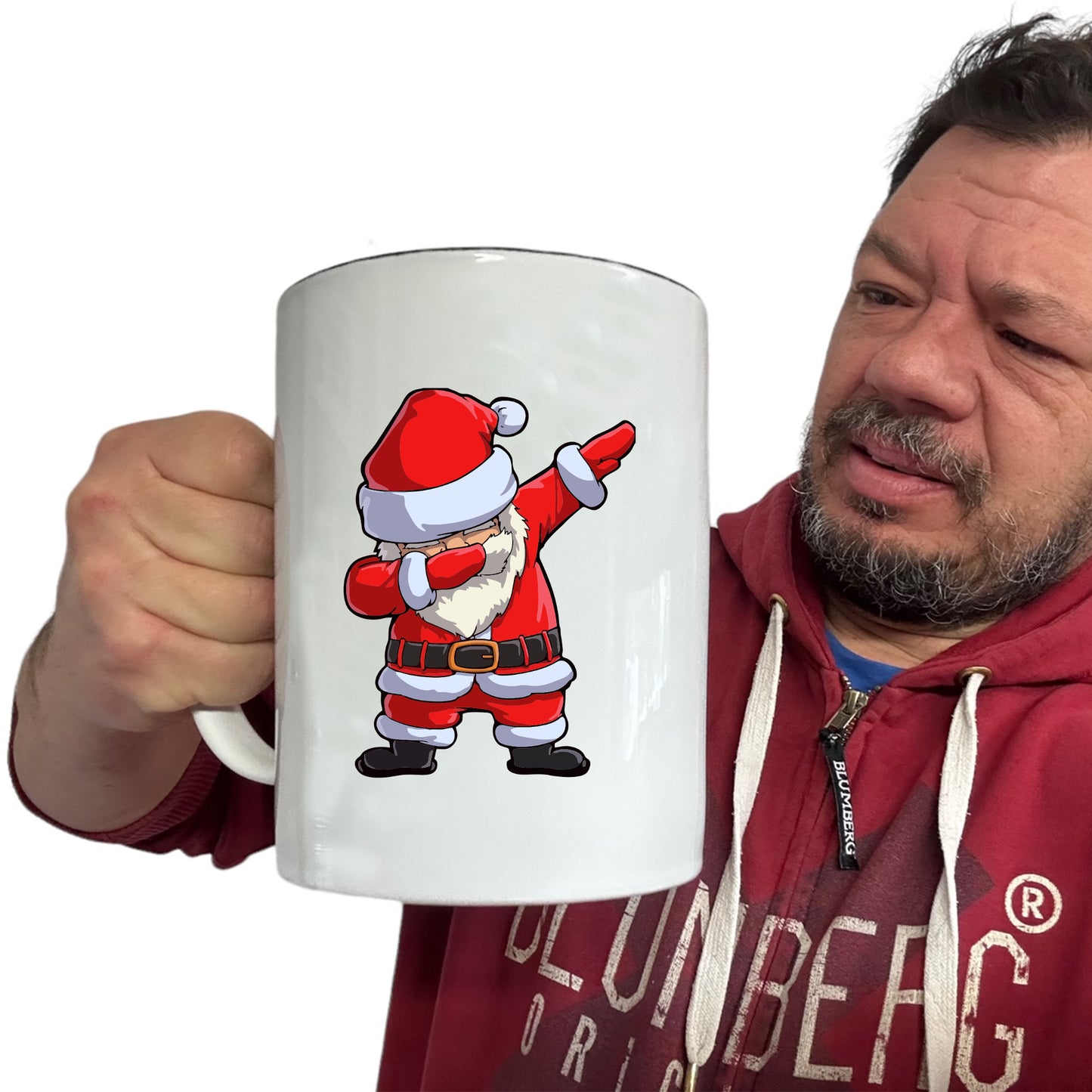 Christmas Xmas Dabbing Santa Dab - Funny Giant 2 Litre Mug