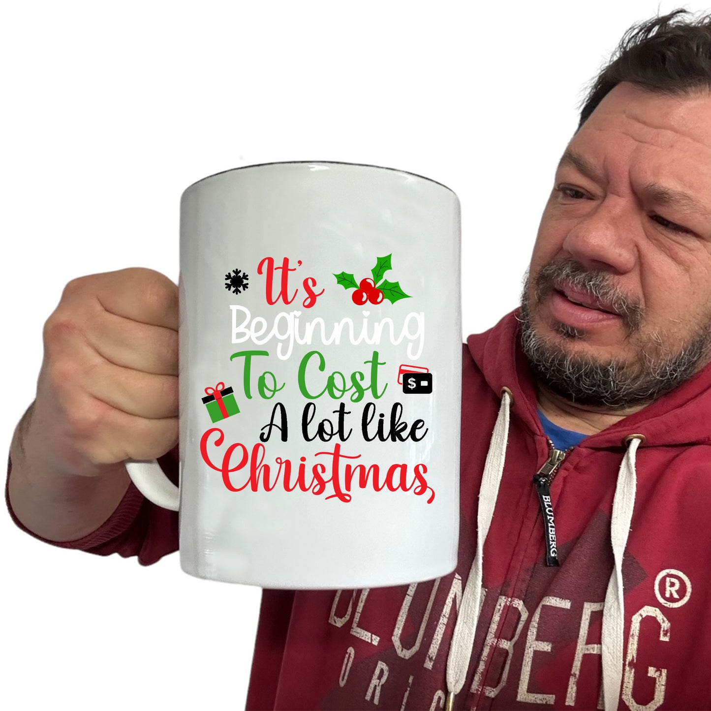 Christmas Xmas Its Beginning To Cost A Lot Like - Funny Giant 2 Litre Mug