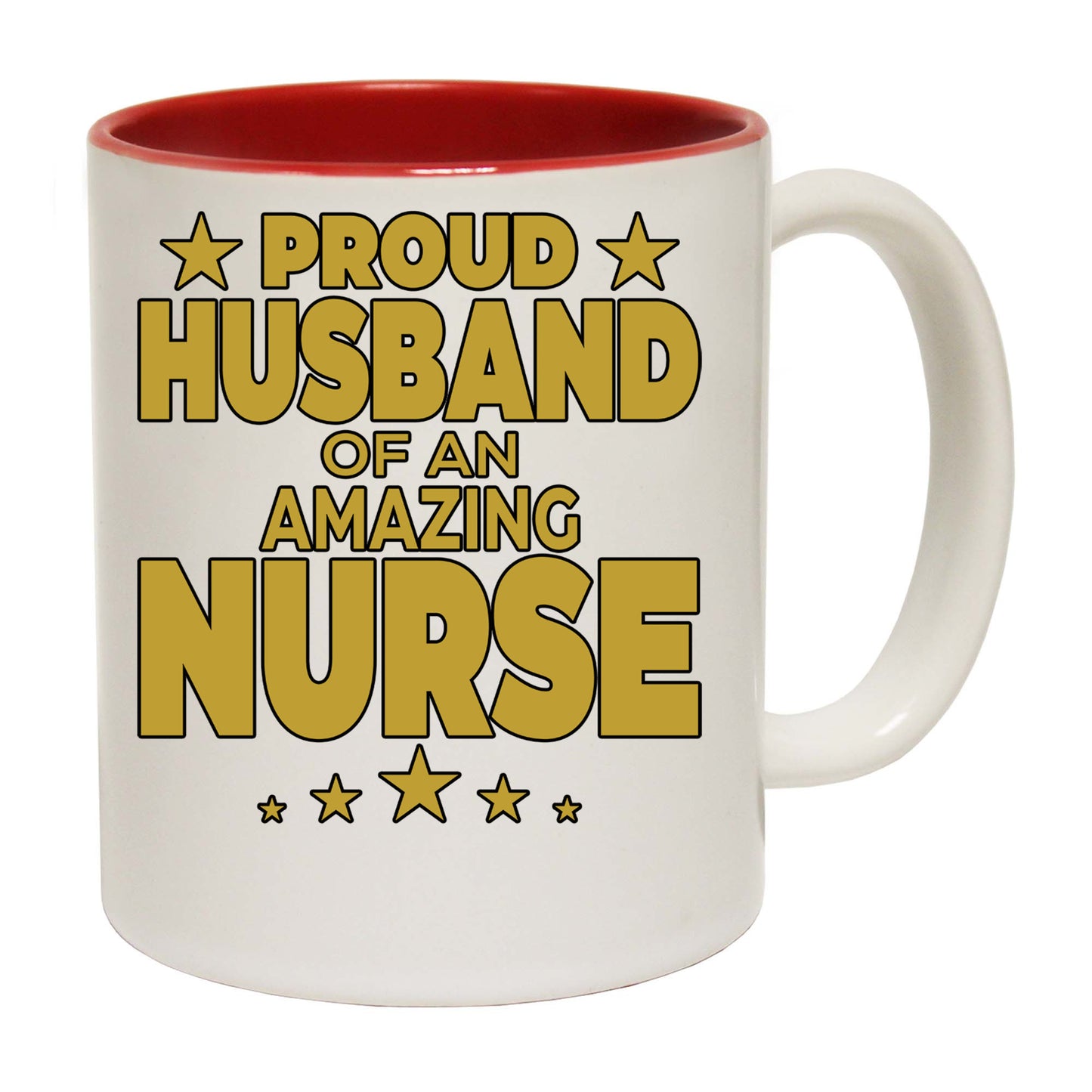 Proud Husband Of An Amazing Nurse - Funny Coffee Mug