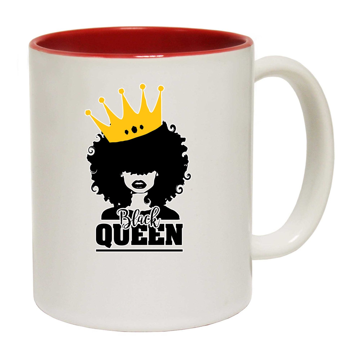Black Queen Afro - Funny Coffee Mug