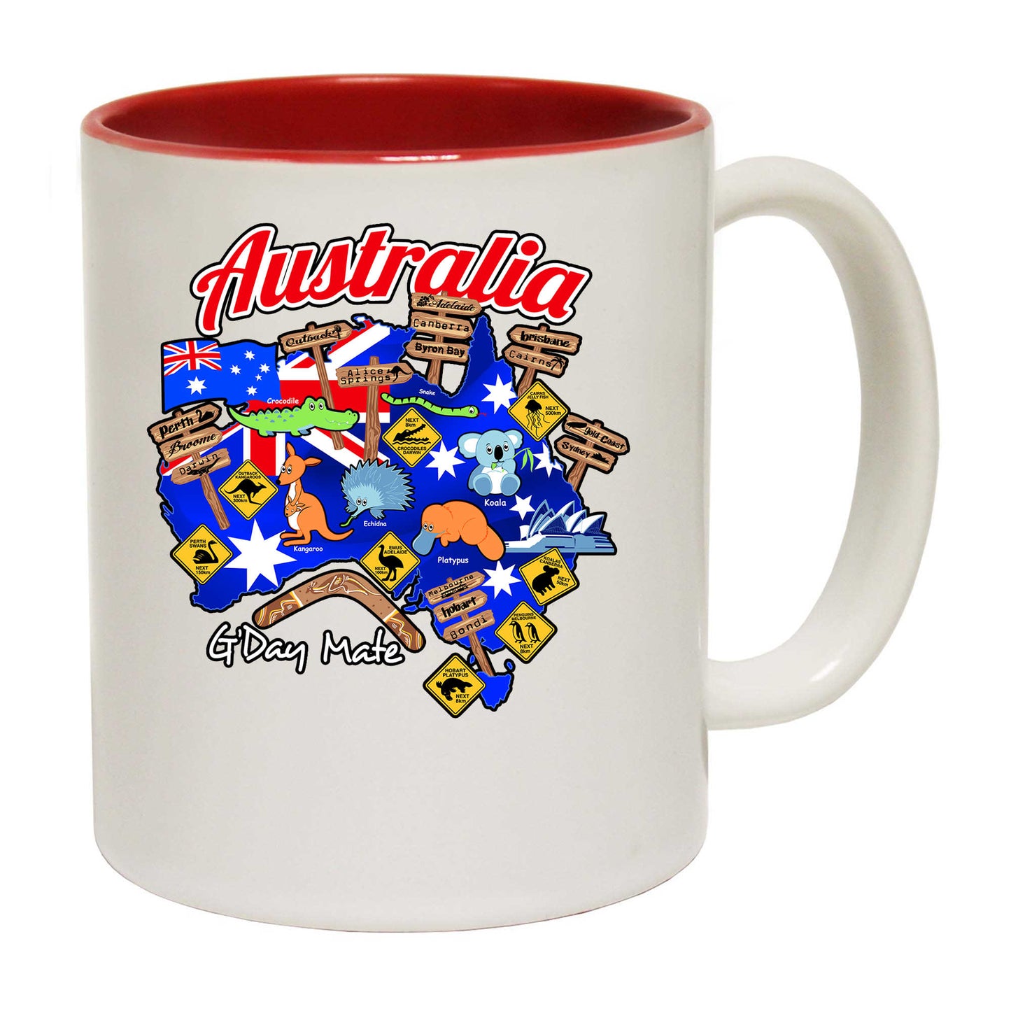 Australia Gday Mate Good Day Oz Day - Funny Coffee Mug