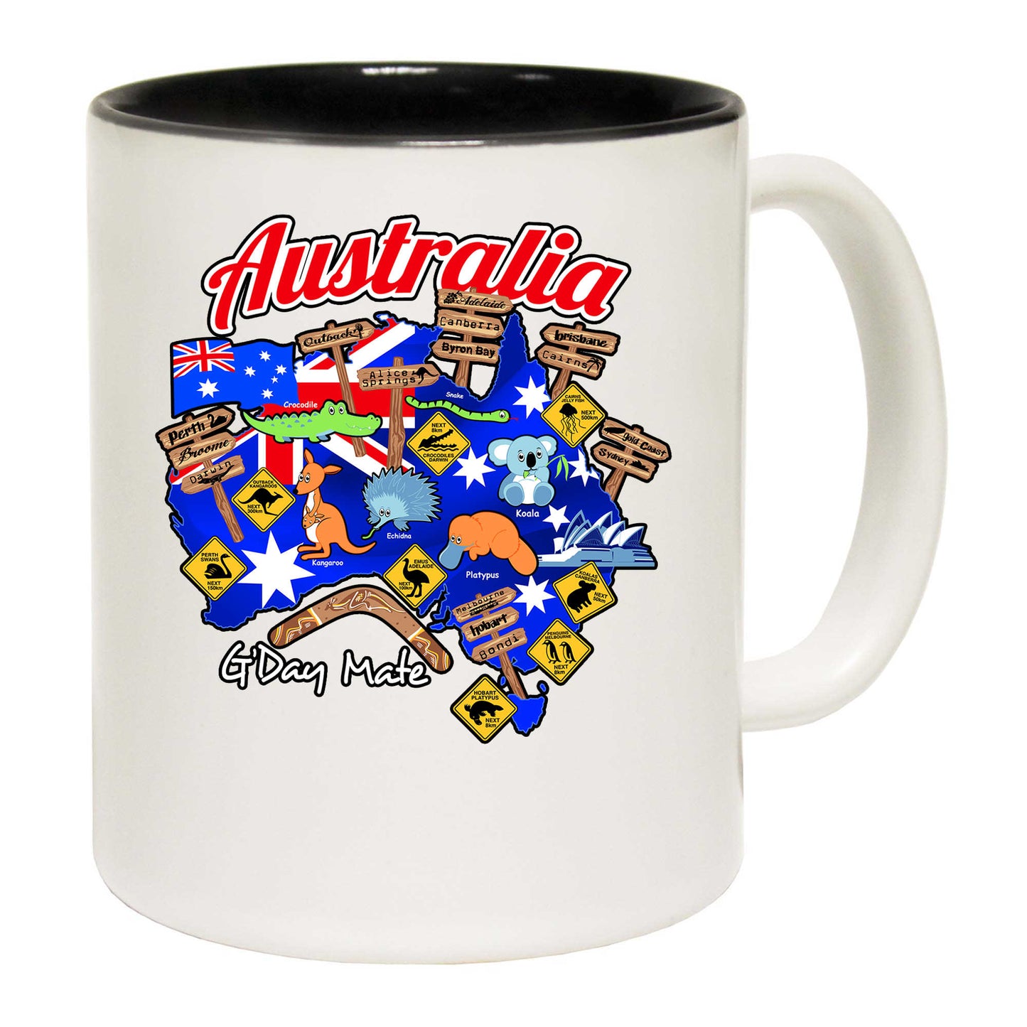Australia Gday Mate Good Day Oz Day - Funny Coffee Mug