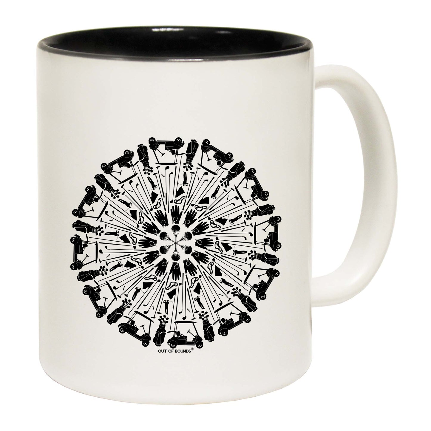 Oob Kaleidostroke Golf - Funny Coffee Mug