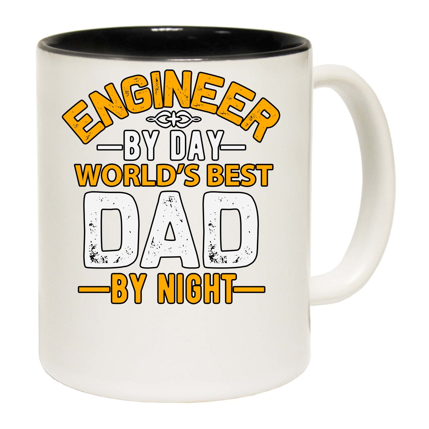 Dad Engineer By Day Worlds Best Dad By Night - Funny Coffee Mug