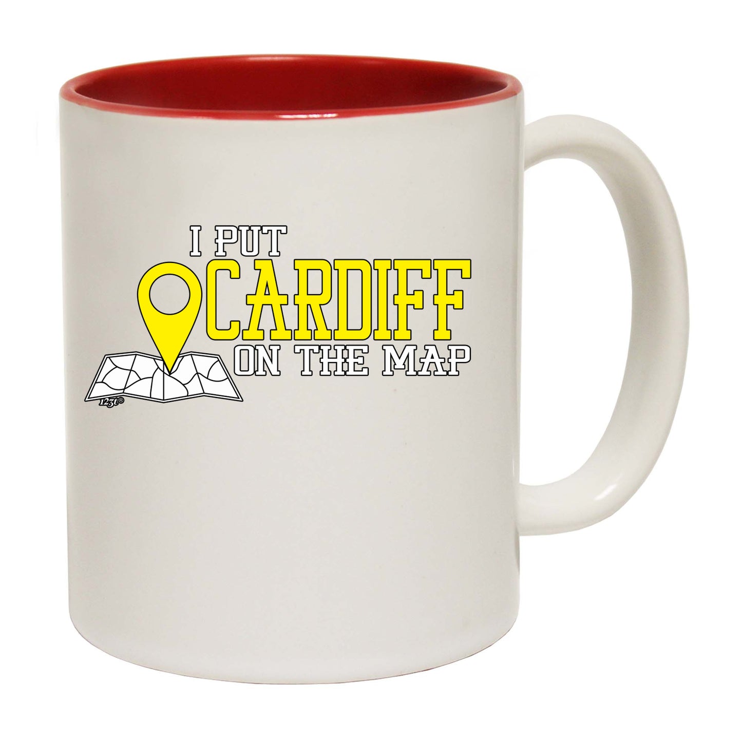 Put On The Map Cardiff - Funny Coffee Mug