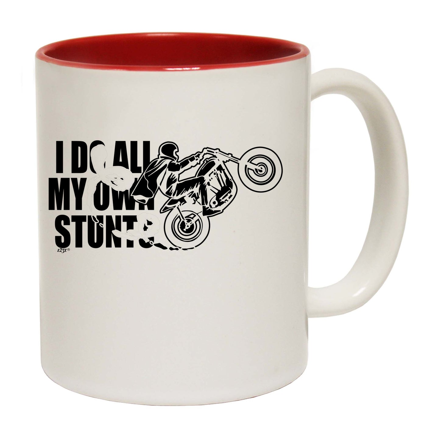Motorbike Do All My Own Stunts - Funny Coffee Mug