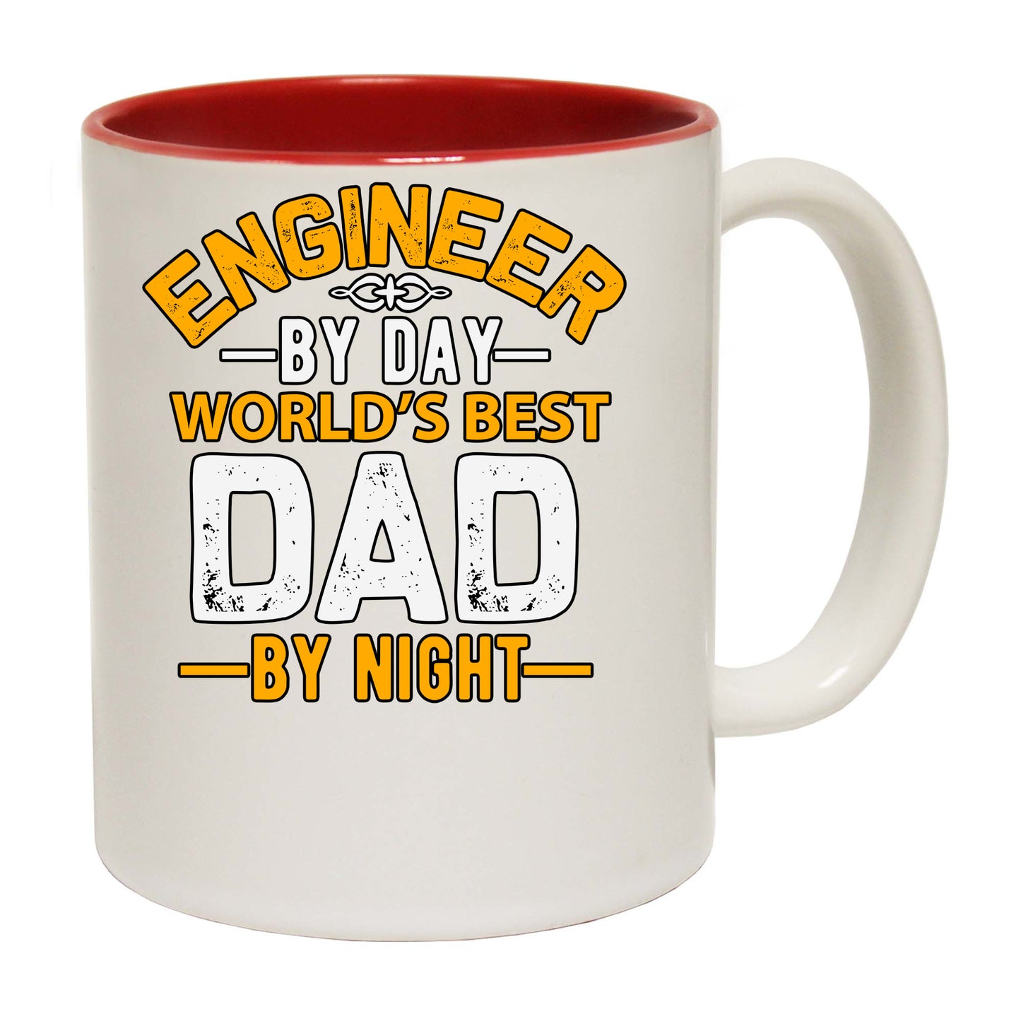 Dad Engineer By Day Worlds Best Dad By Night - Funny Coffee Mug