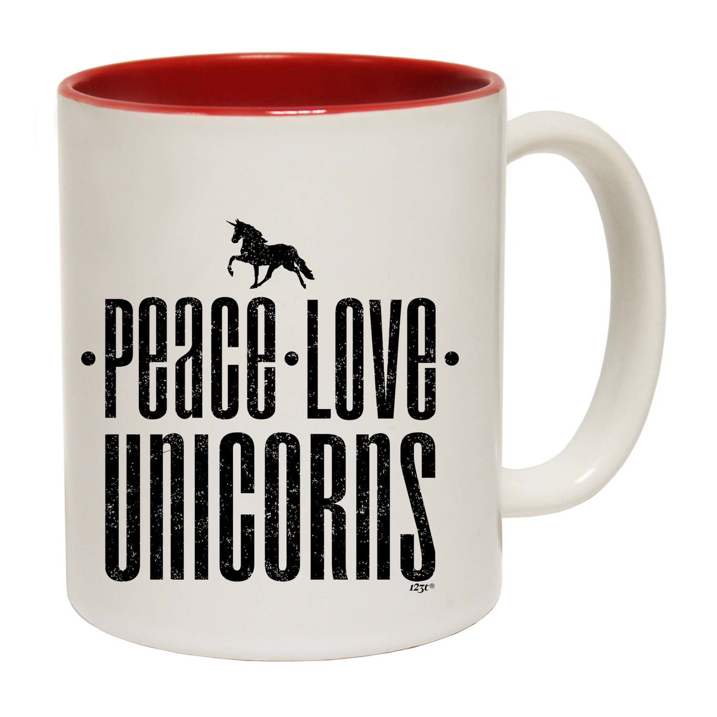 Peace Love Unicorn - Funny Coffee Mug
