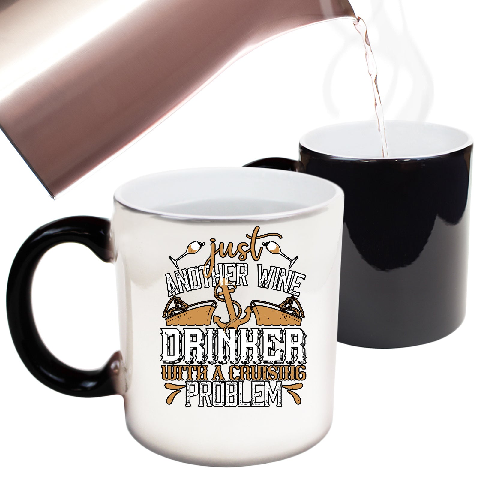 Wine Cruise Just Another Wine Drinker With A Cruising Problem - Funny Colour Changing Mug