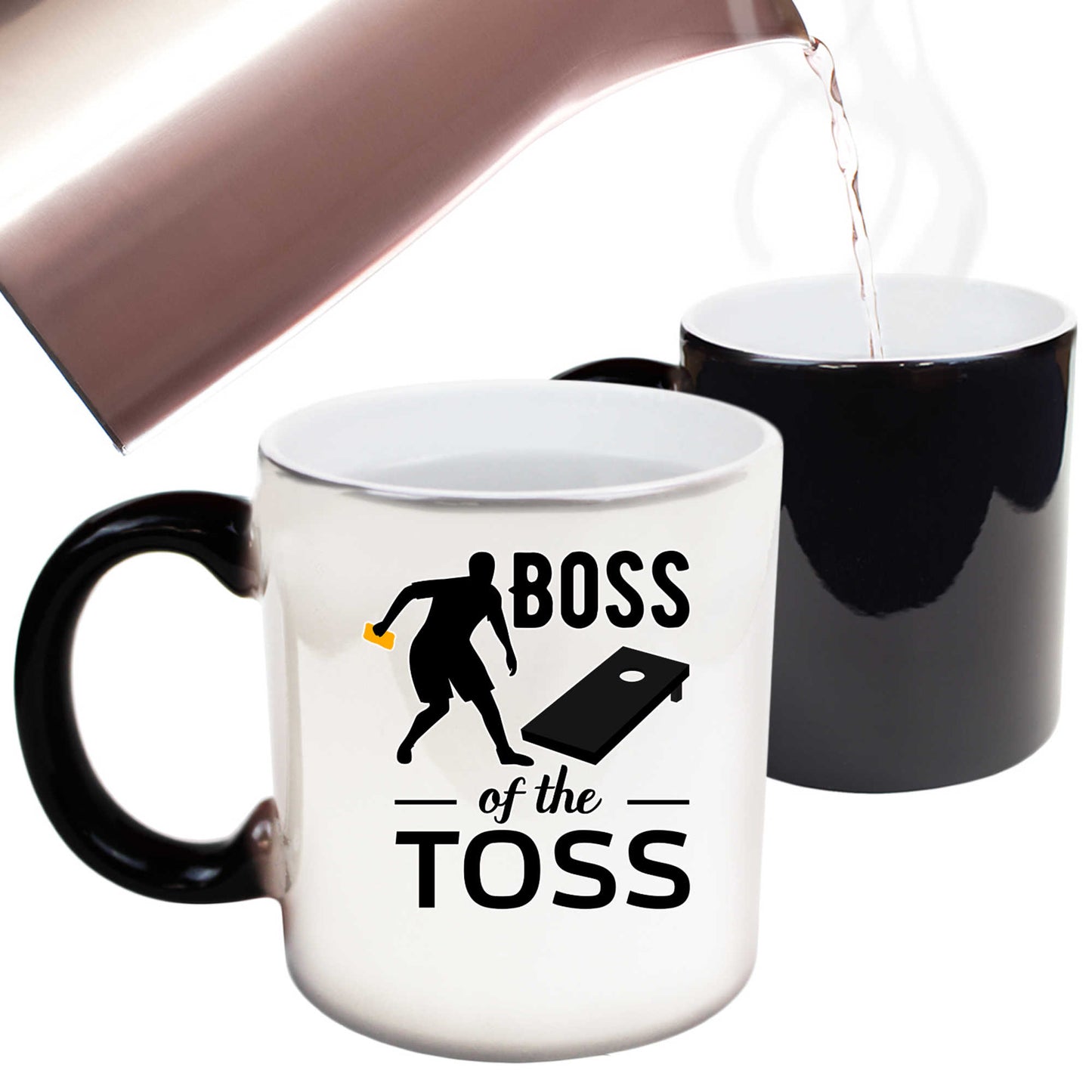 Boss Of The Toss Cornhole - Funny Colour Changing Mug