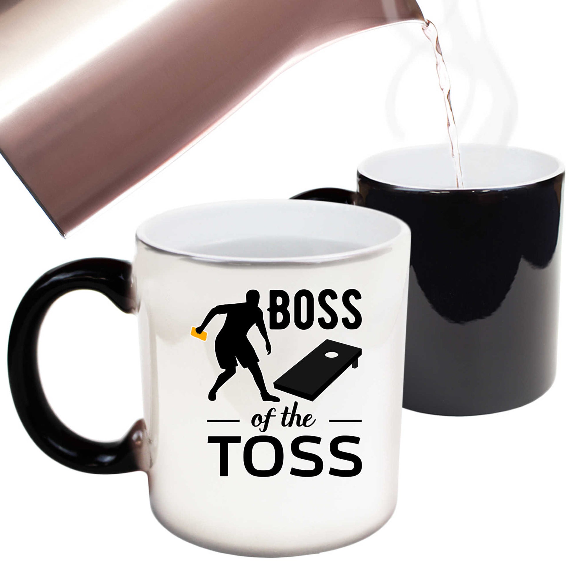 Boss Of The Toss Cornhole - Funny Colour Changing Mug