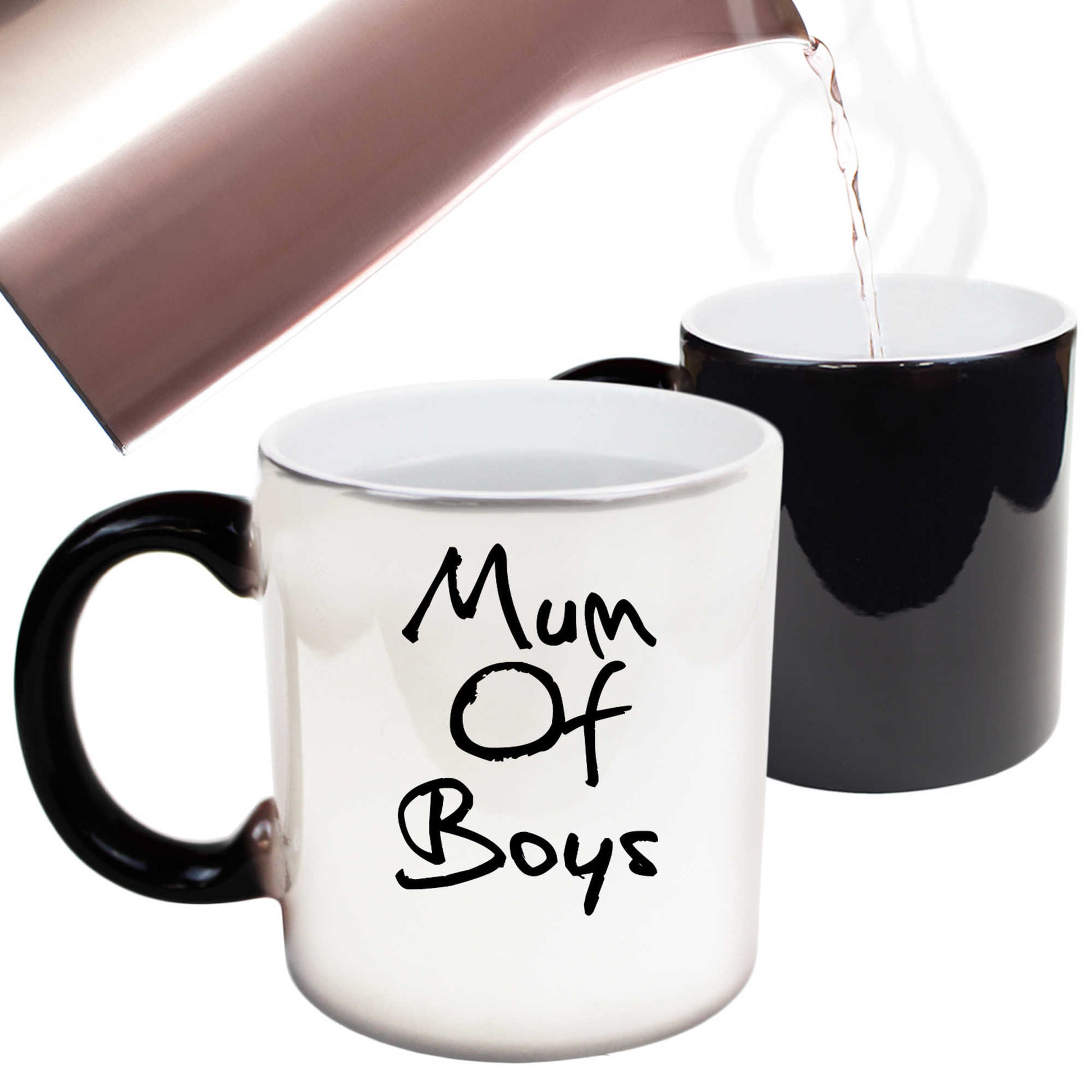 Mum Of Boys Mother Mothers Day - Funny Colour Changing Mug