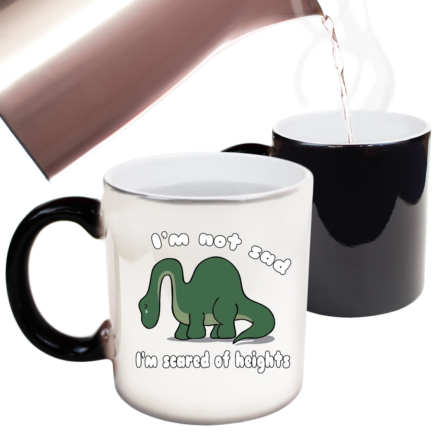 Im Not Sad Im Scared Of Heights - Funny Colour Changing Mug