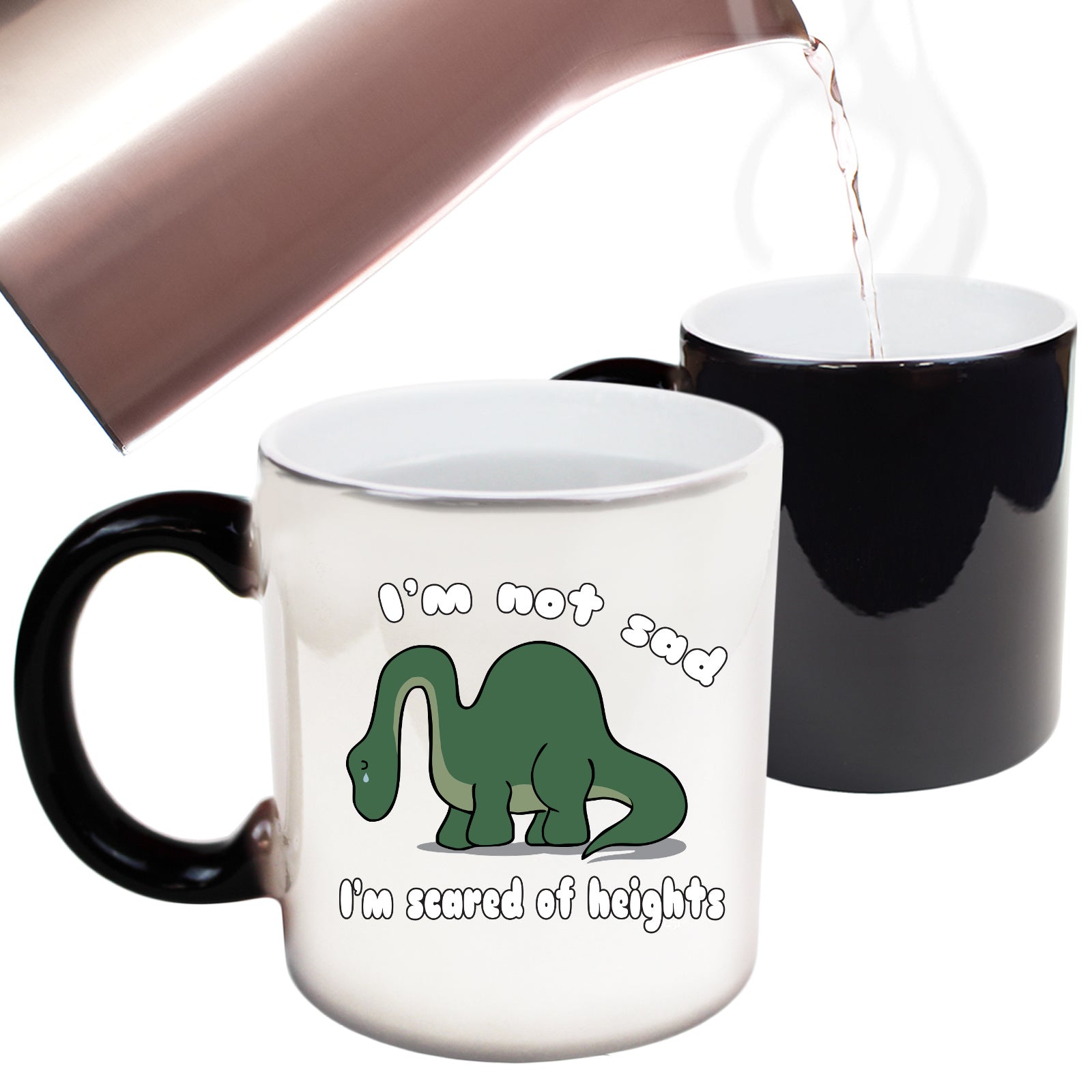 Im Not Sad Im Scared Of Heights - Funny Colour Changing Mug