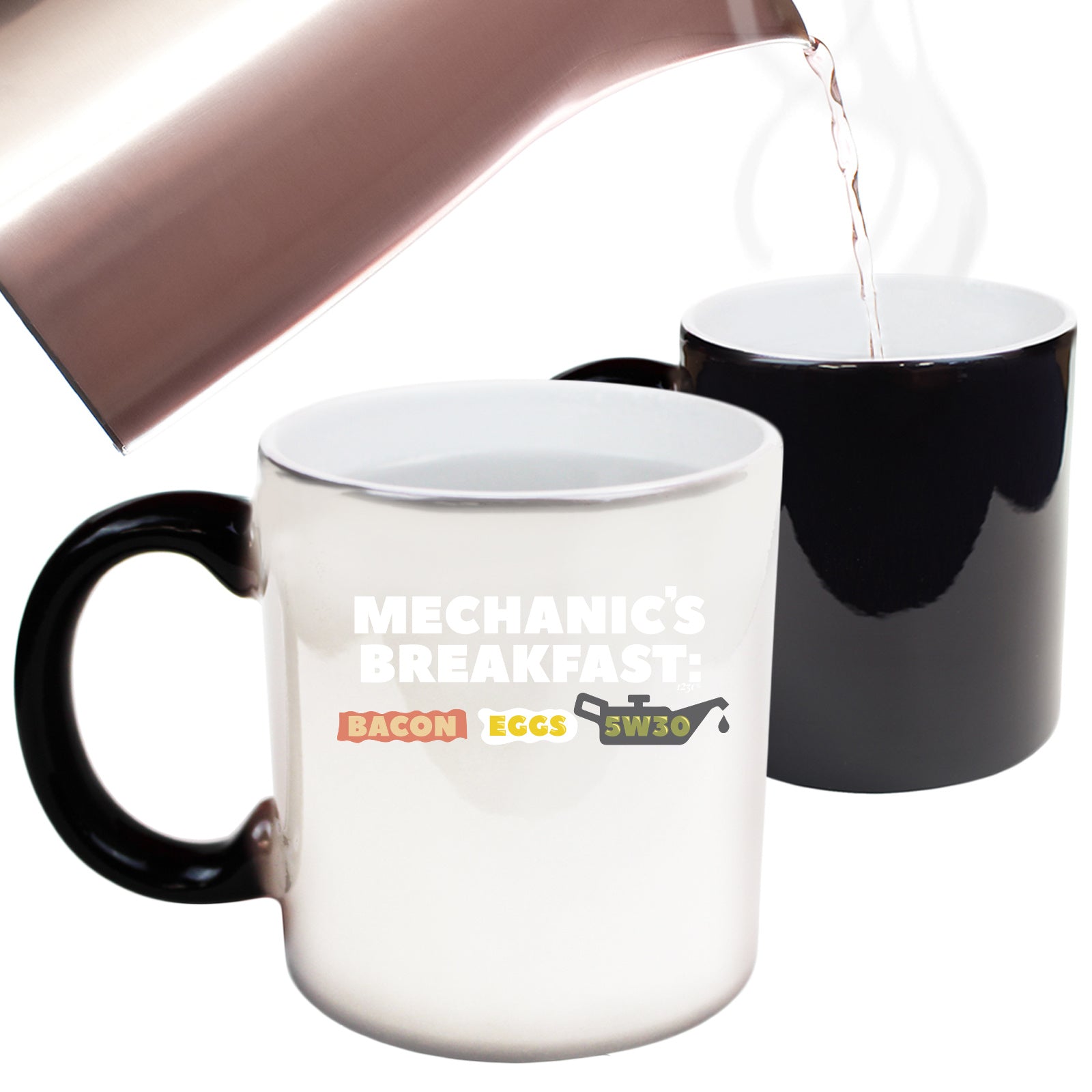 Mechanics Breakfast - Funny Colour Changing Mug