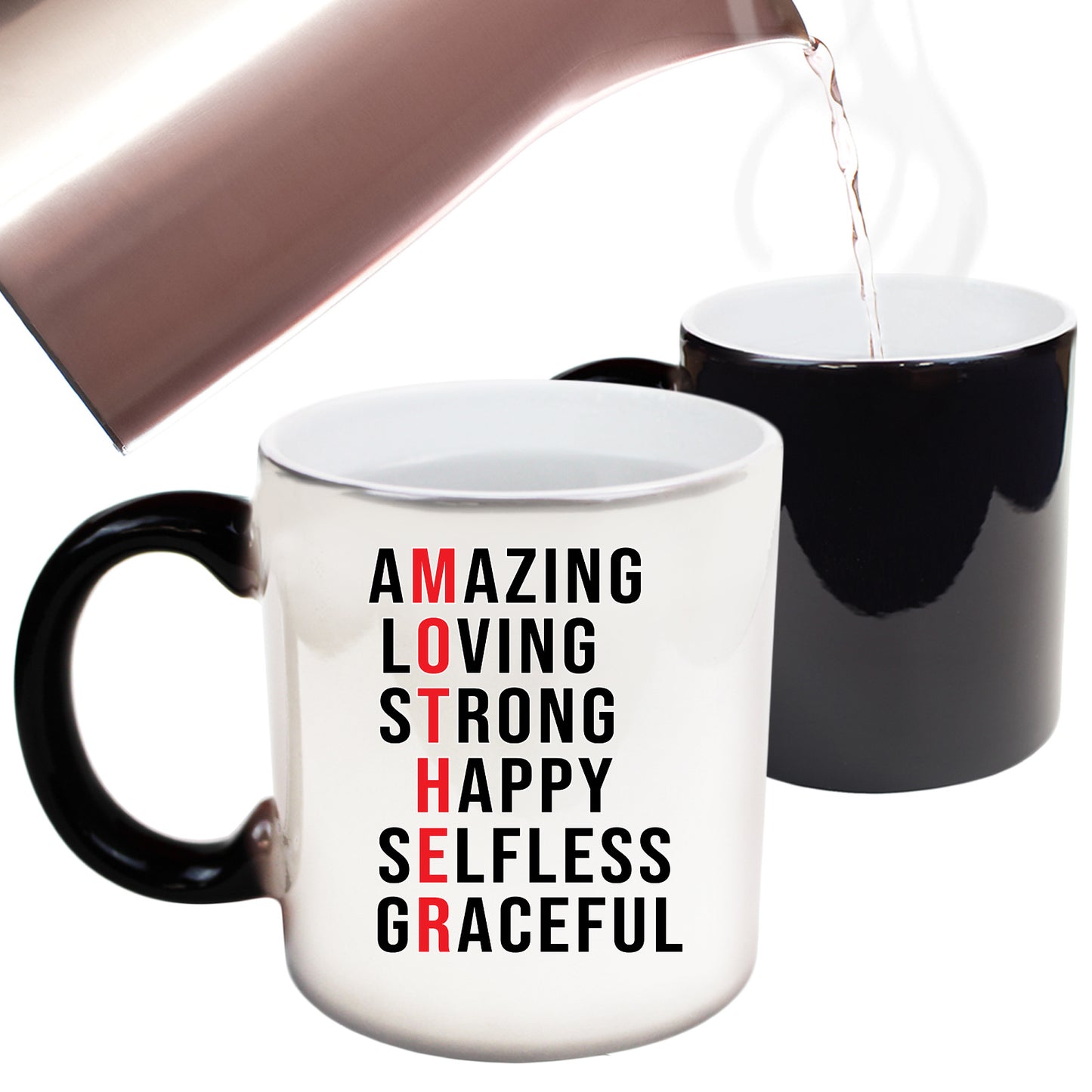 Mother Amazing Loving Stong Mum - Funny Colour Changing Mug