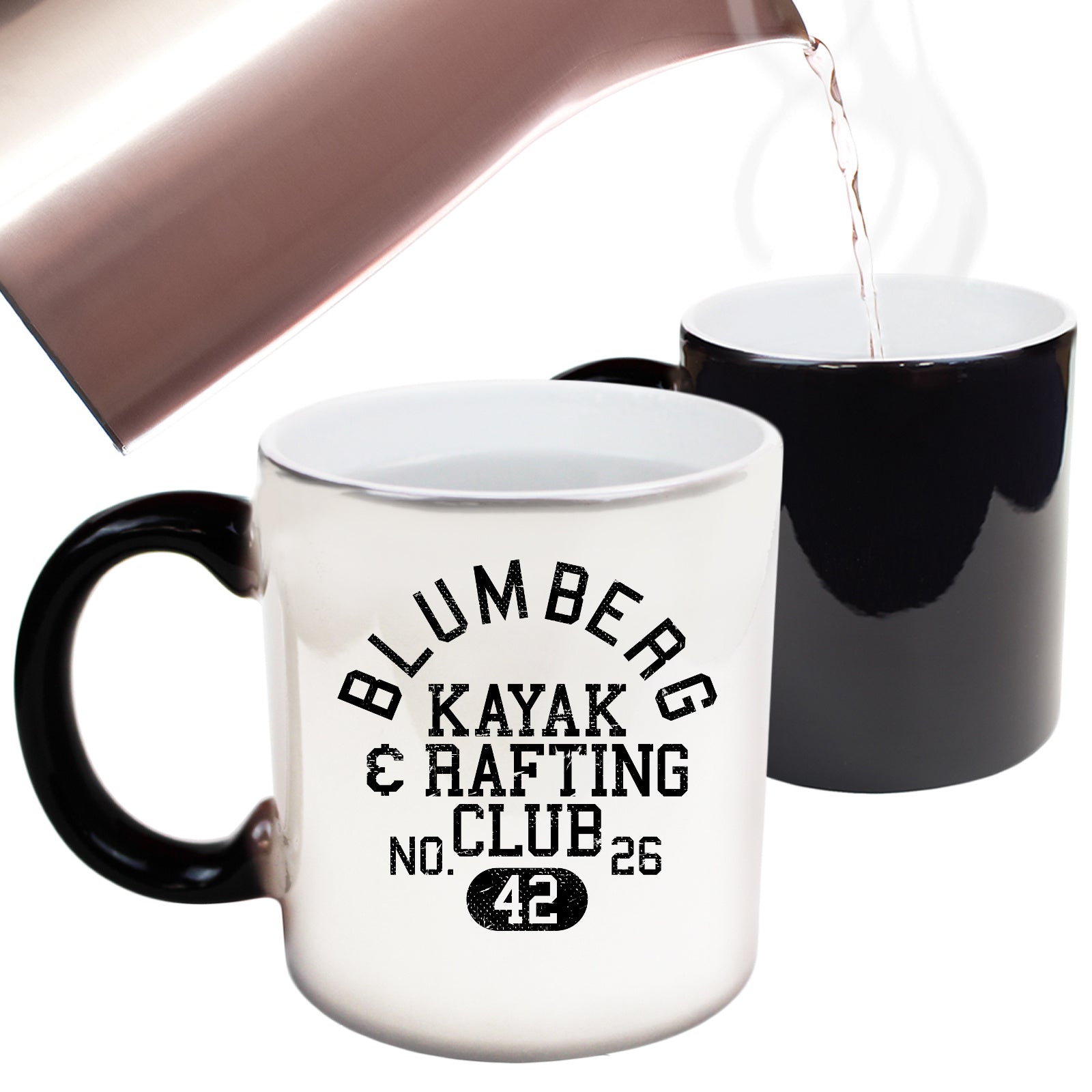 Blumberg Kayak Rafting Club White Australia - Funny Colour Changing Mug