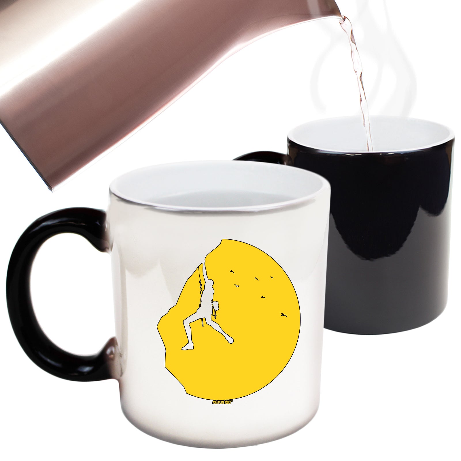 Aa Climbing Sunset - Funny Colour Changing Mug