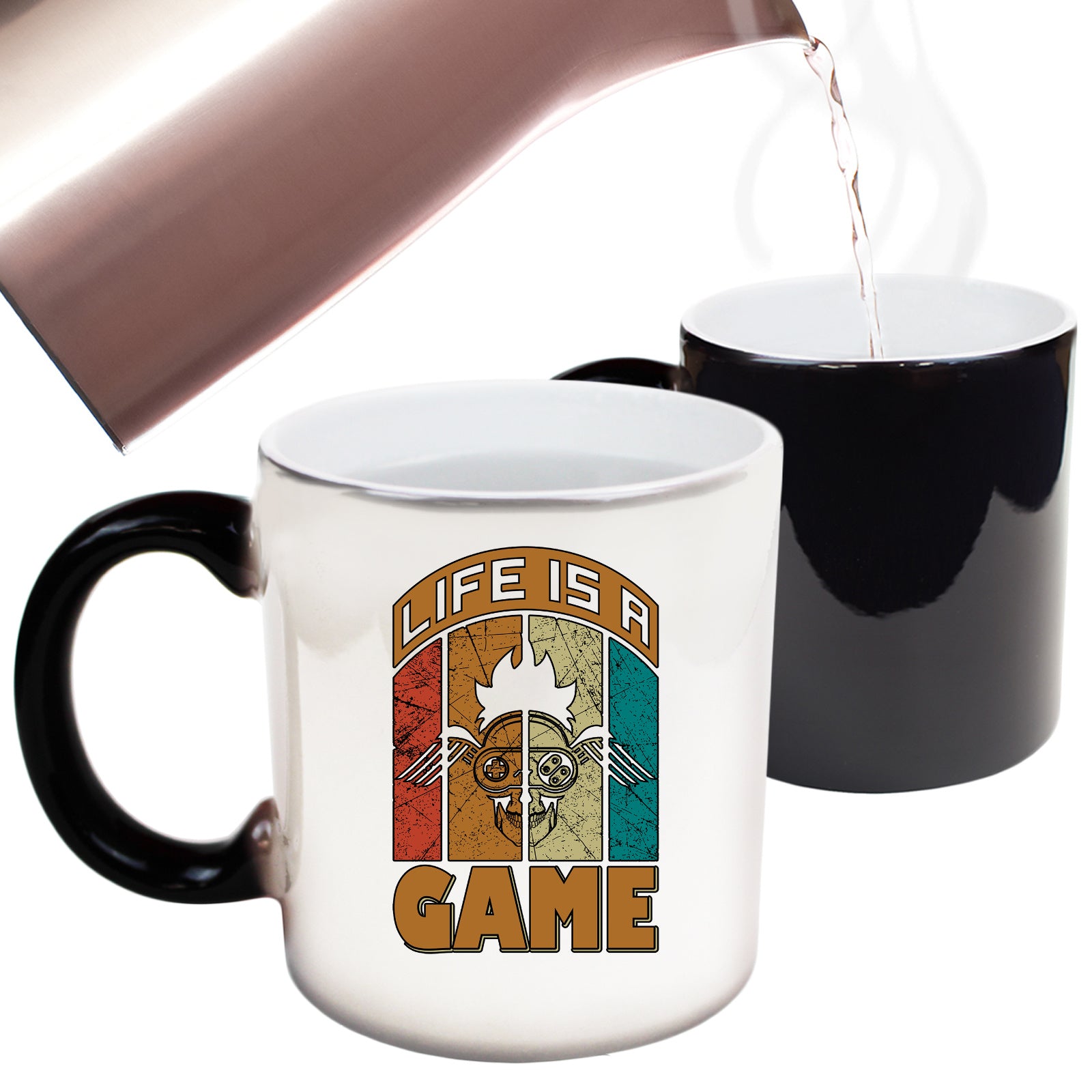 Life Is A Game Gamer - Funny Colour Changing Mug