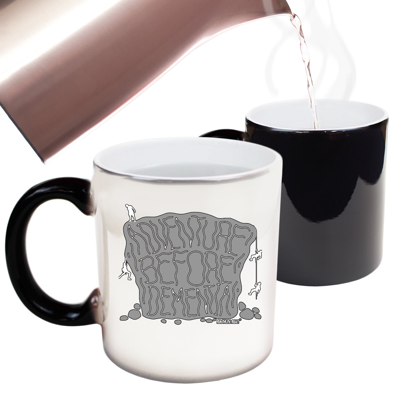 Aa Adventure Before Dementia Rock Climber - Funny Colour Changing Mug