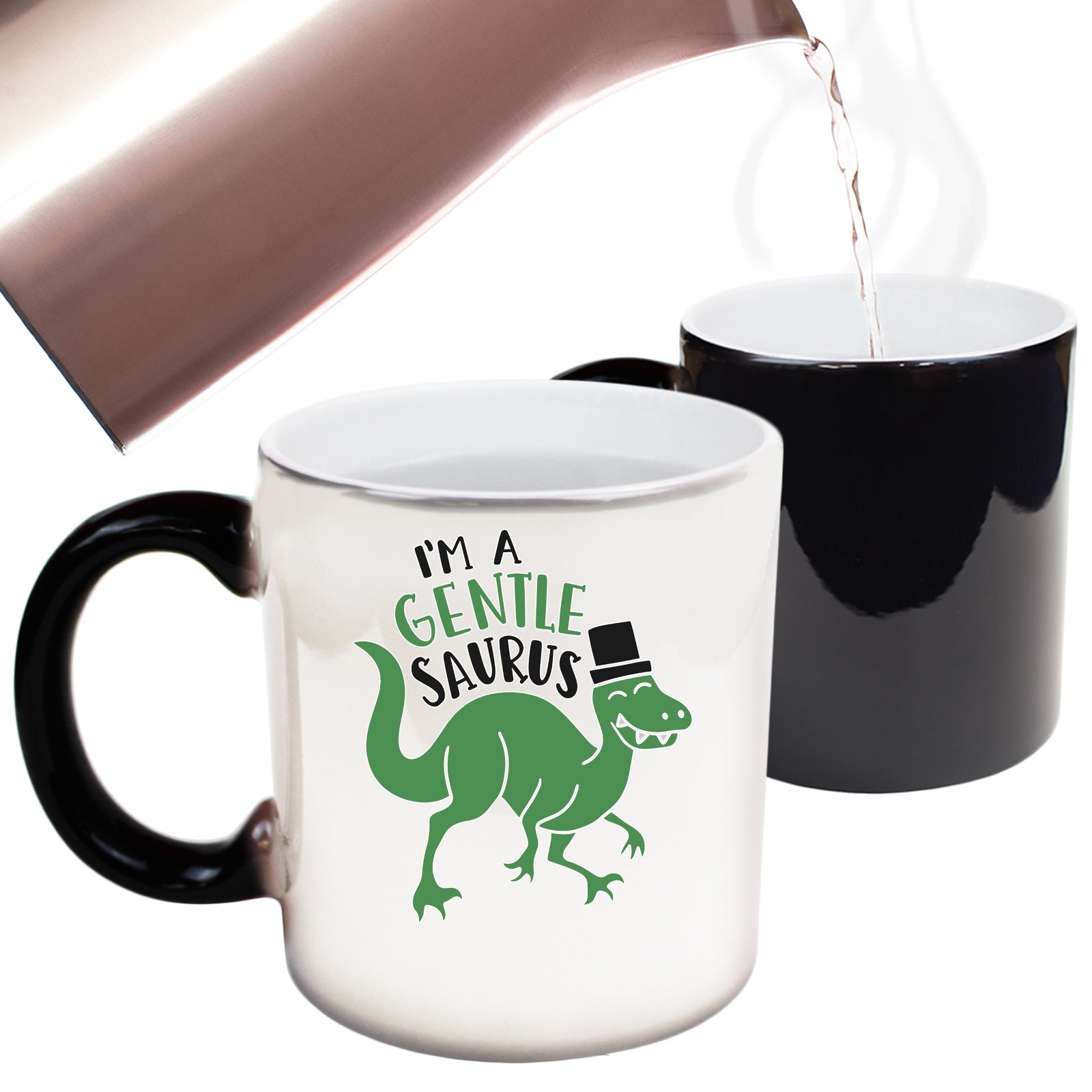 Im A Gentle Saurus Dinosaur Dino - Funny Colour Changing Mug