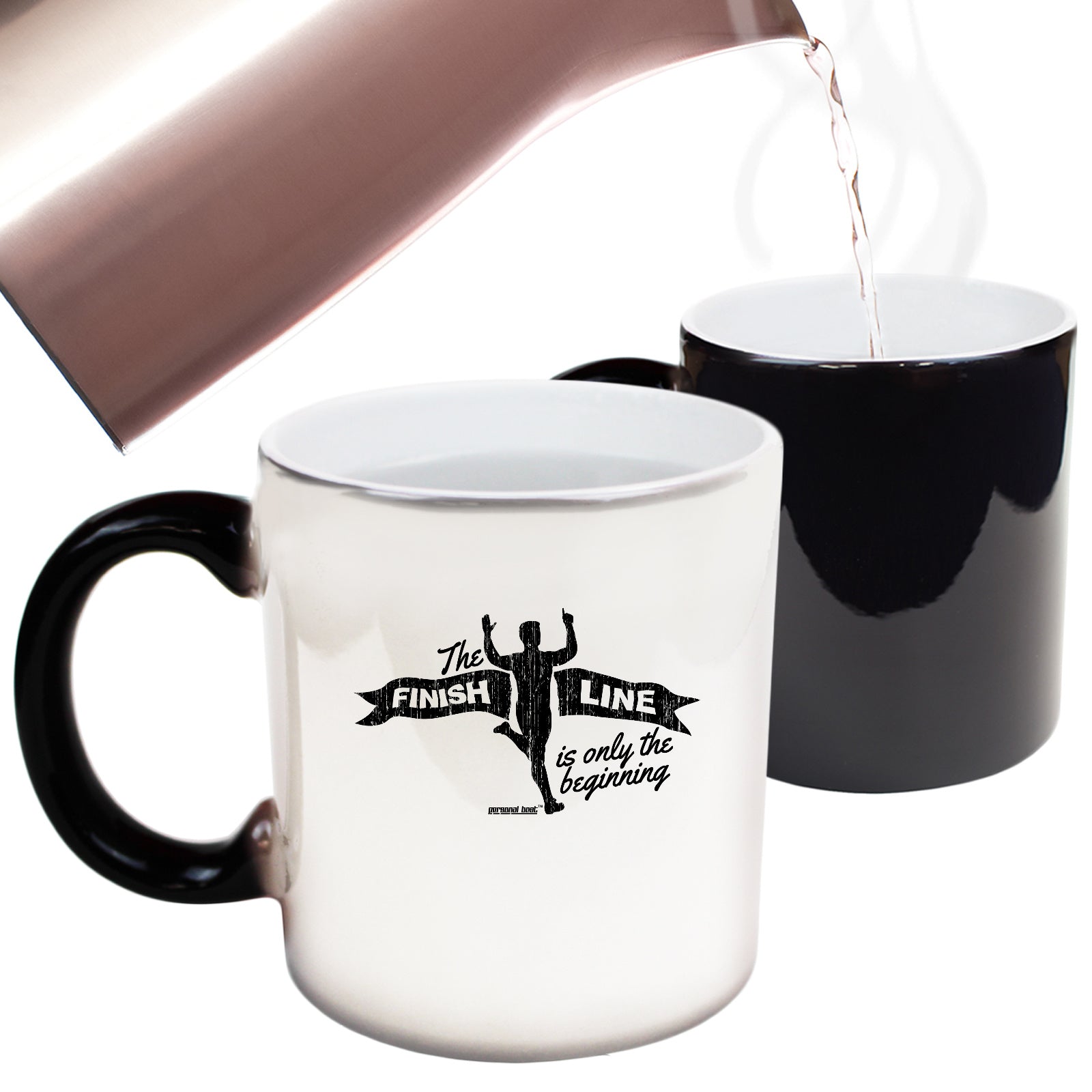 Pb Finish Line - Funny Colour Changing Mug