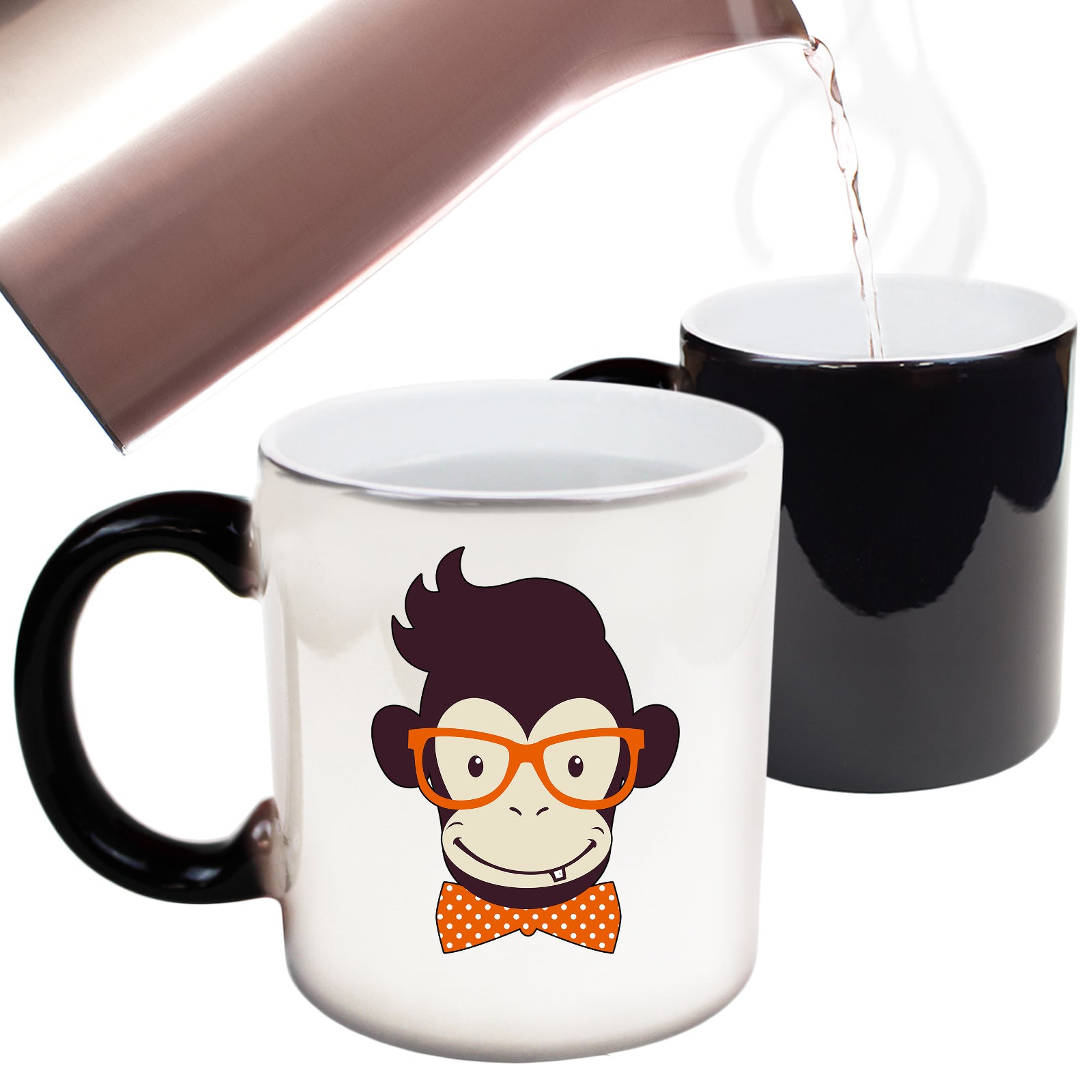 Posh Monkey Animal - Funny Colour Changing Mug