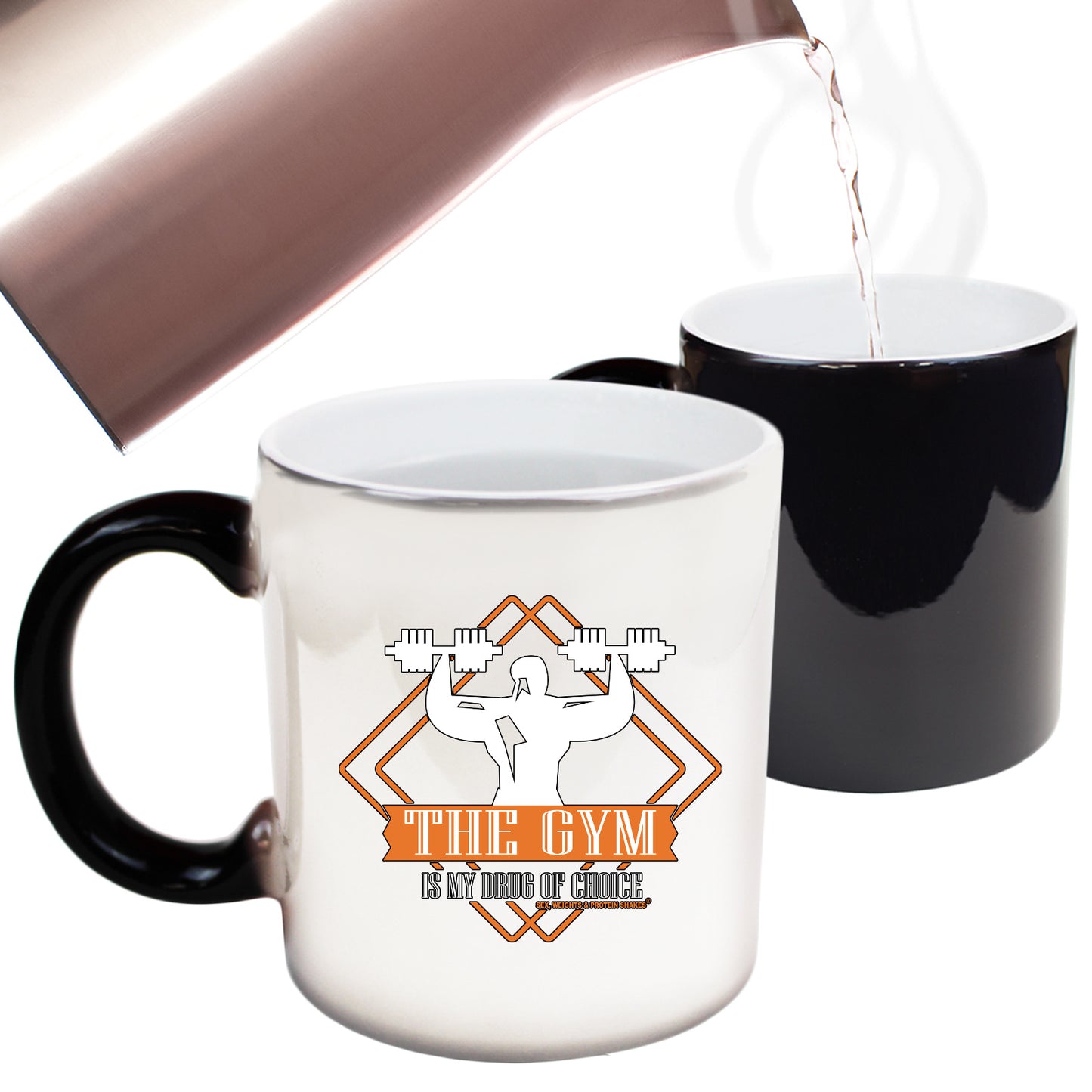 Swps Drug Of Choice Gym - Funny Colour Changing Mug