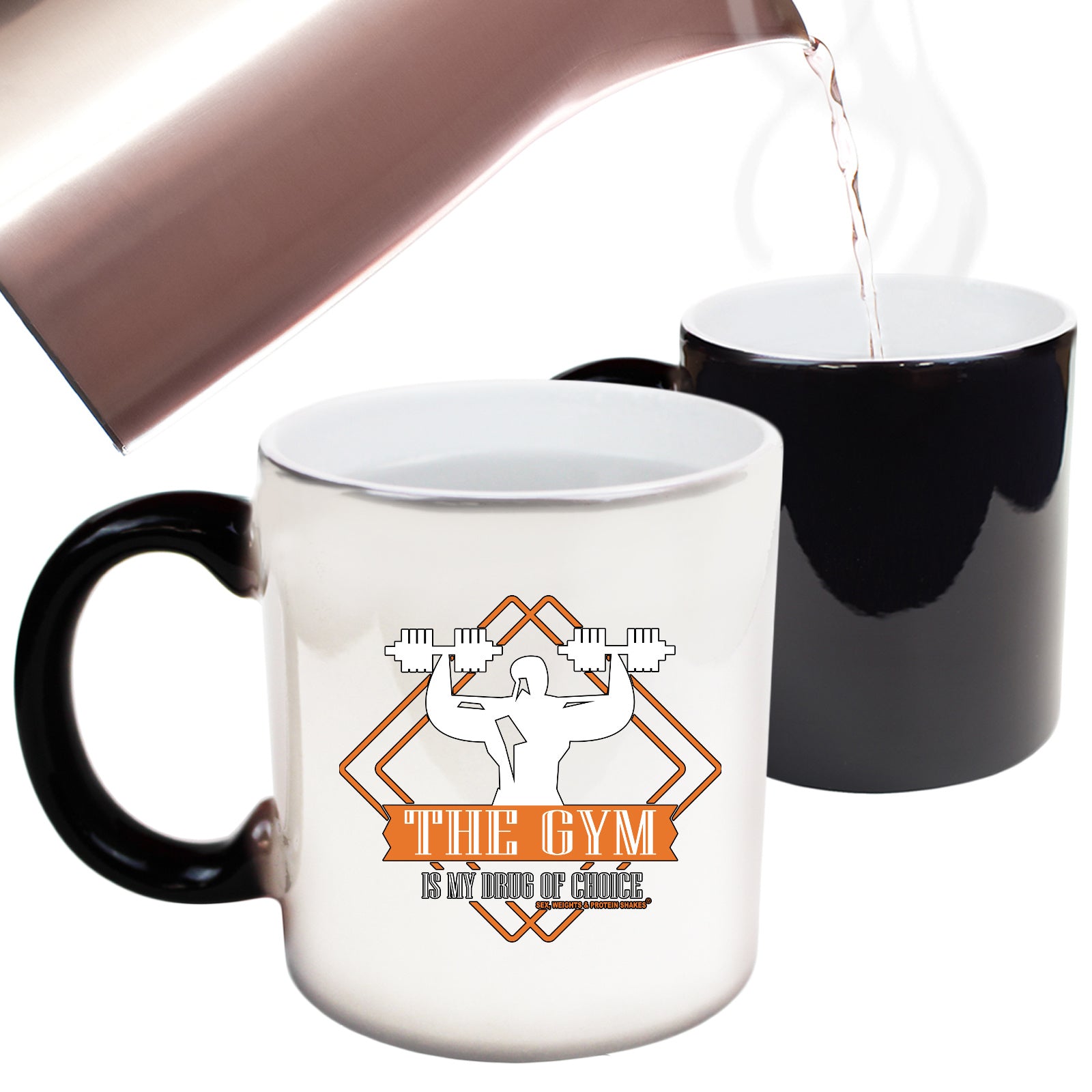 Swps Drug Of Choice Gym - Funny Colour Changing Mug