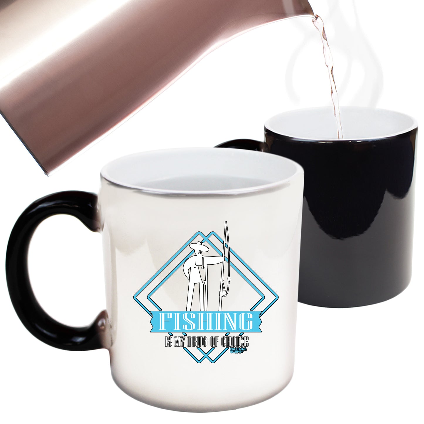 Dw Fishing Is My Drug Of Choice - Funny Colour Changing Mug