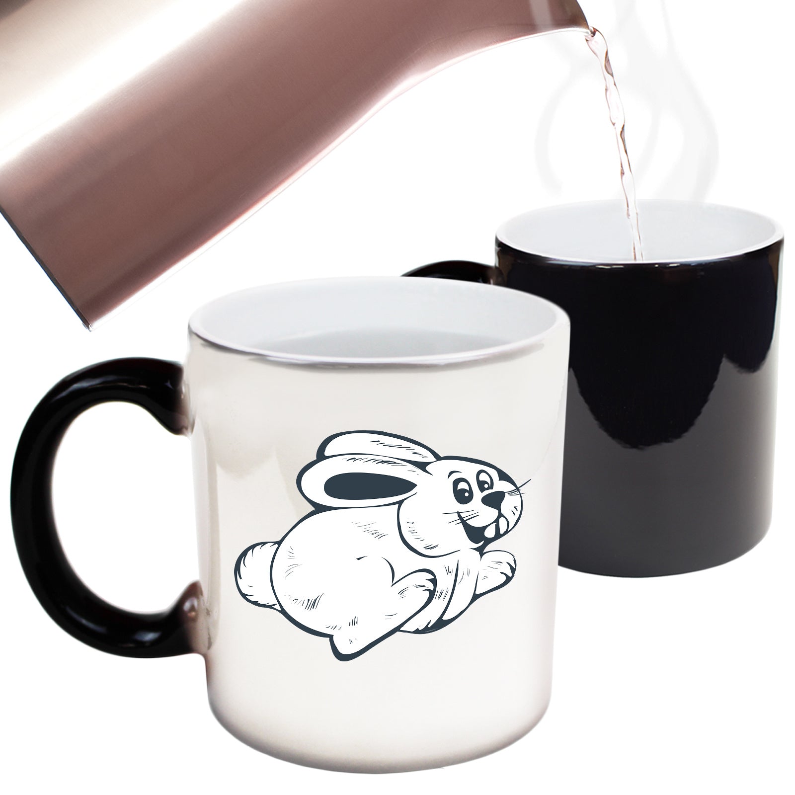 Cute Bunny Rabbit Animal - Funny Colour Changing Mug