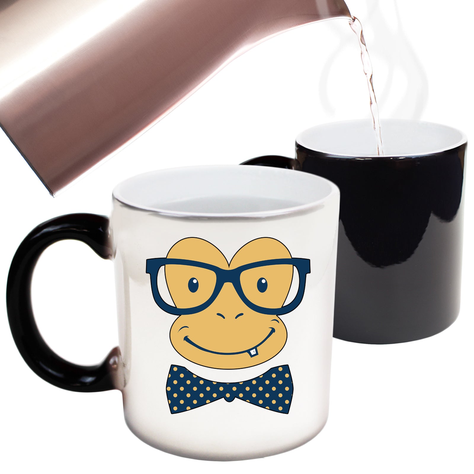 Nerdy Monkey Animal - Funny Colour Changing Mug