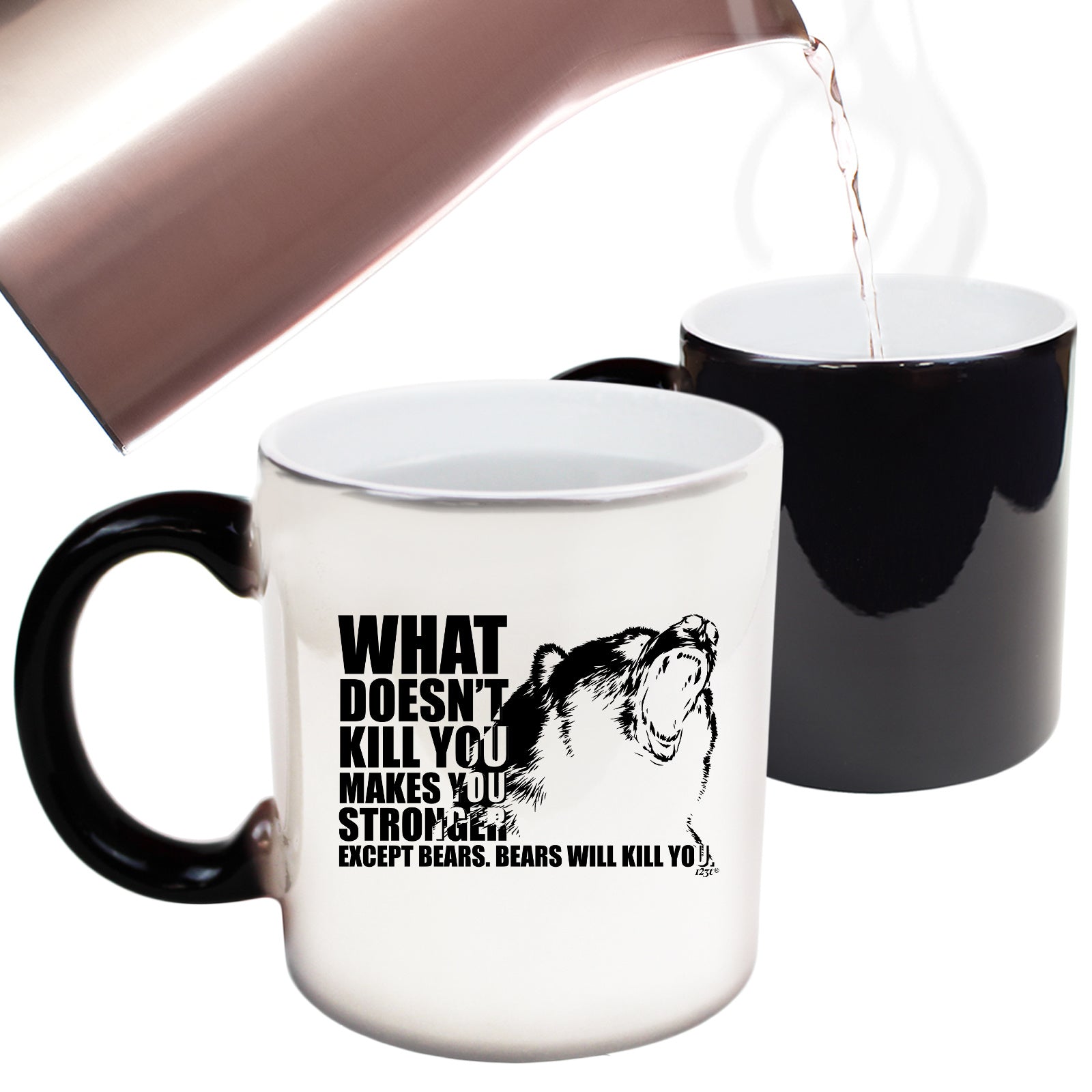 What Doesnt Kill You Bears - Funny Colour Changing Mug