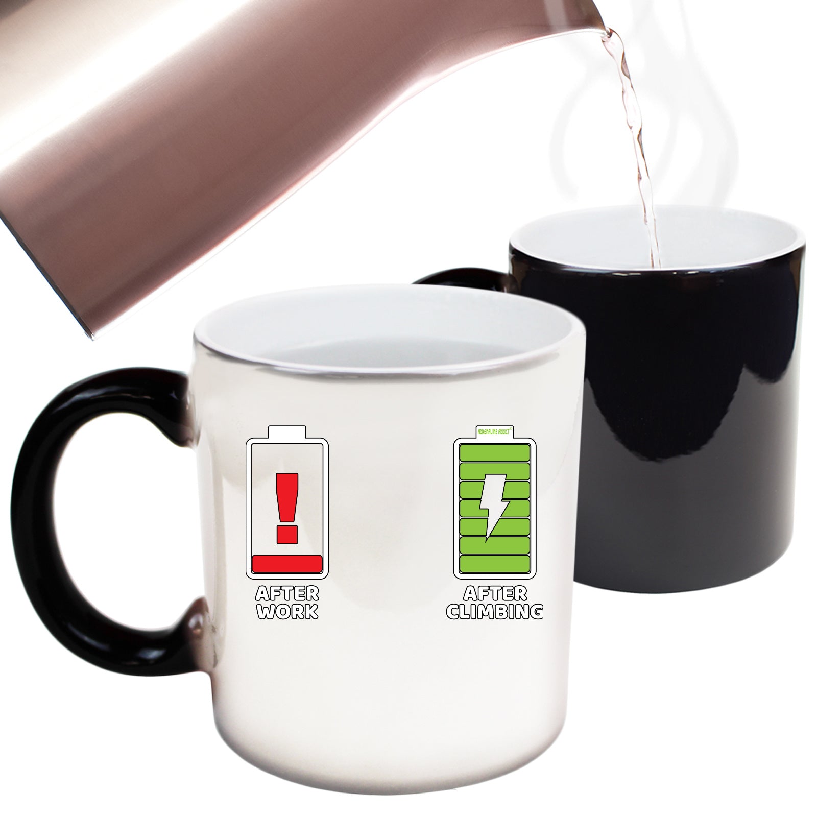 Aa After Work After Climbing - Funny Colour Changing Mug
