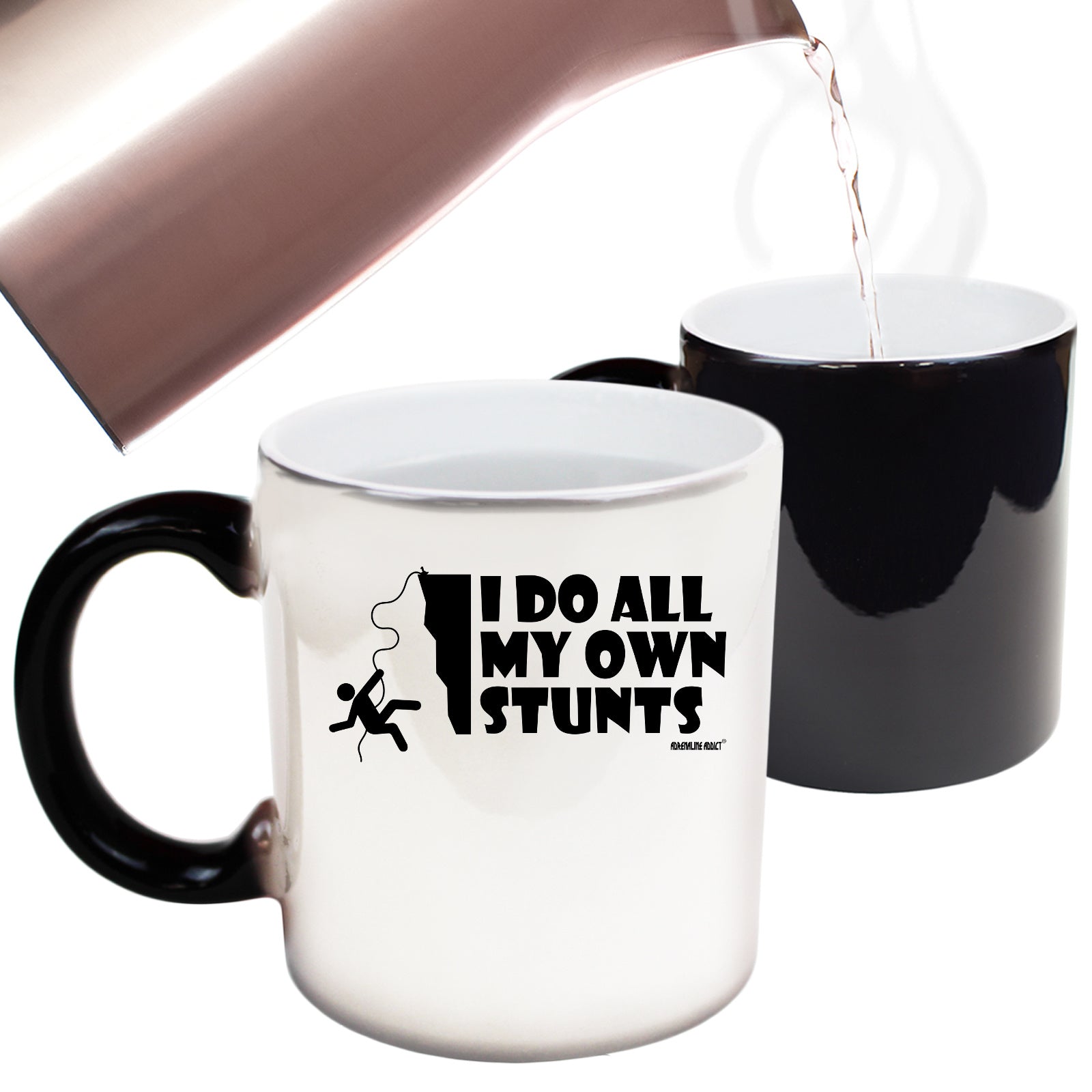 Aa I Do All My Stunts Climbing - Funny Colour Changing Mug