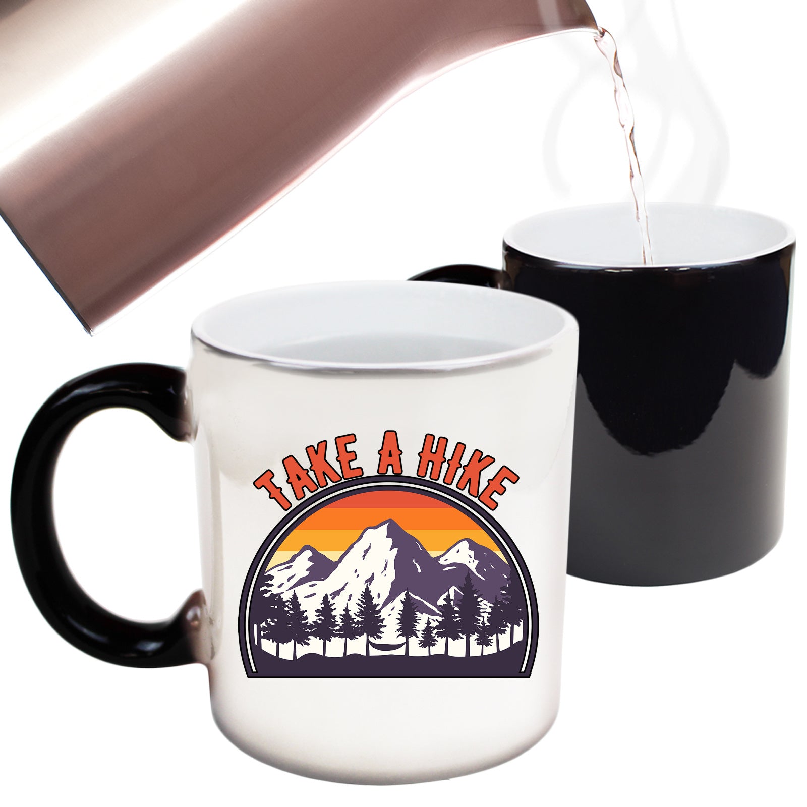 Take A Hike Hiking - Funny Colour Changing Mug
