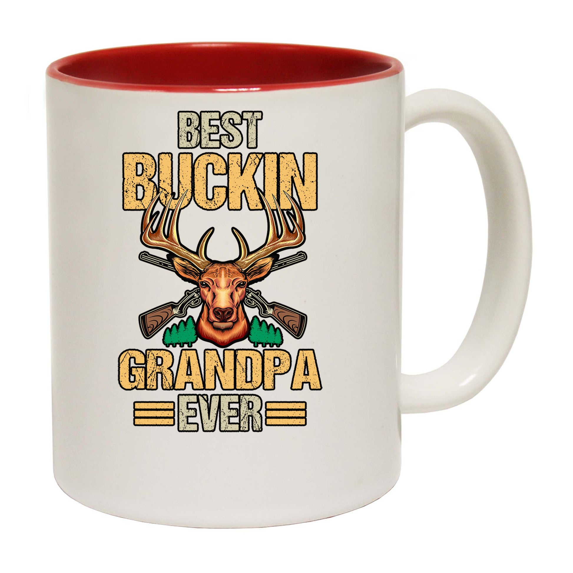 Best Bucking Grandpa Ever - Funny Coffee Mug