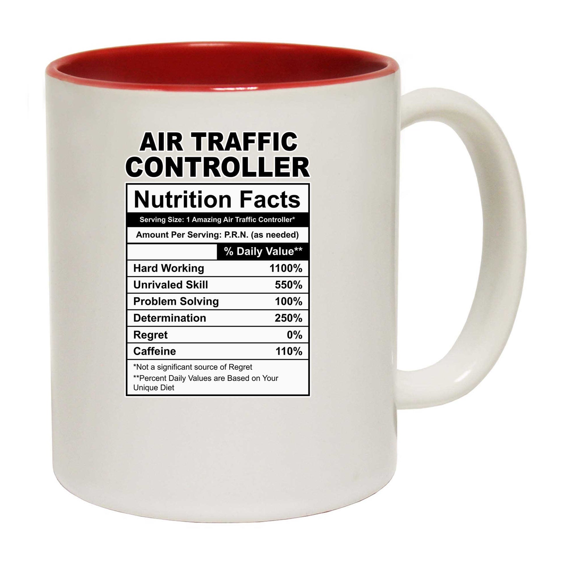 Air Trafic Controller Nutrition Facts - Funny Coffee Mug
