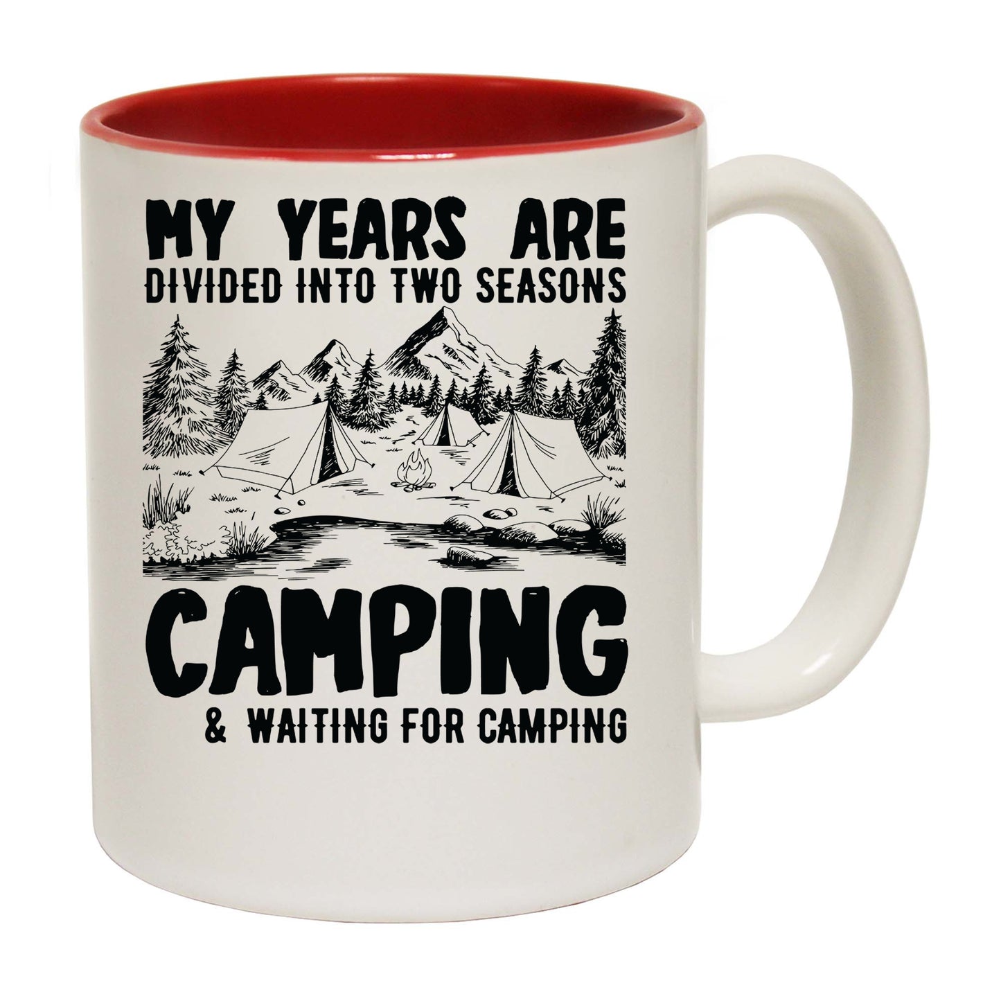 My Years Two Seasons Camping - Funny Coffee Mug