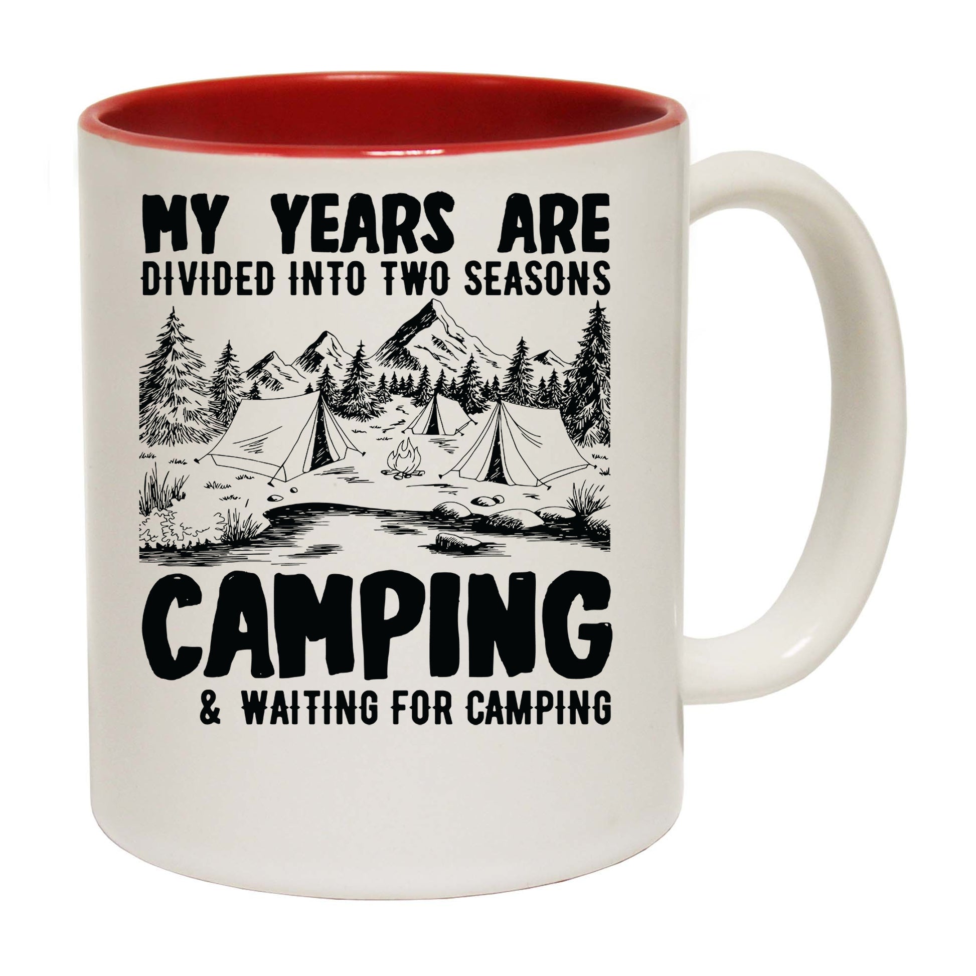 My Years Two Seasons Camping - Funny Coffee Mug