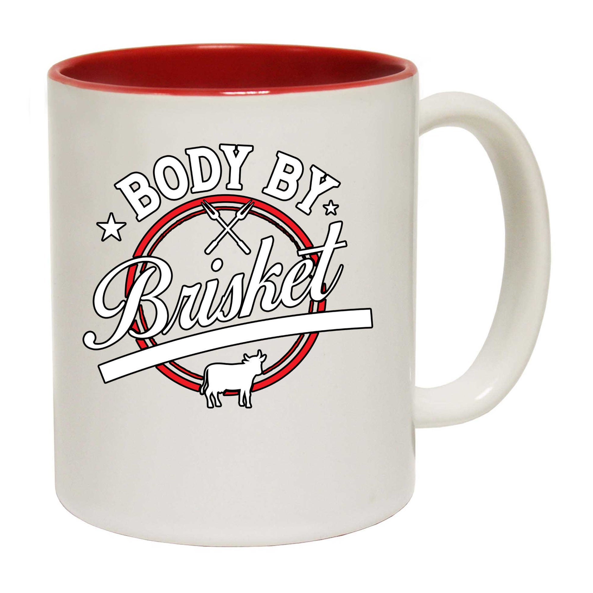 Body By Brisket Backyard Cookout Bbq Grill - Funny Coffee Mug
