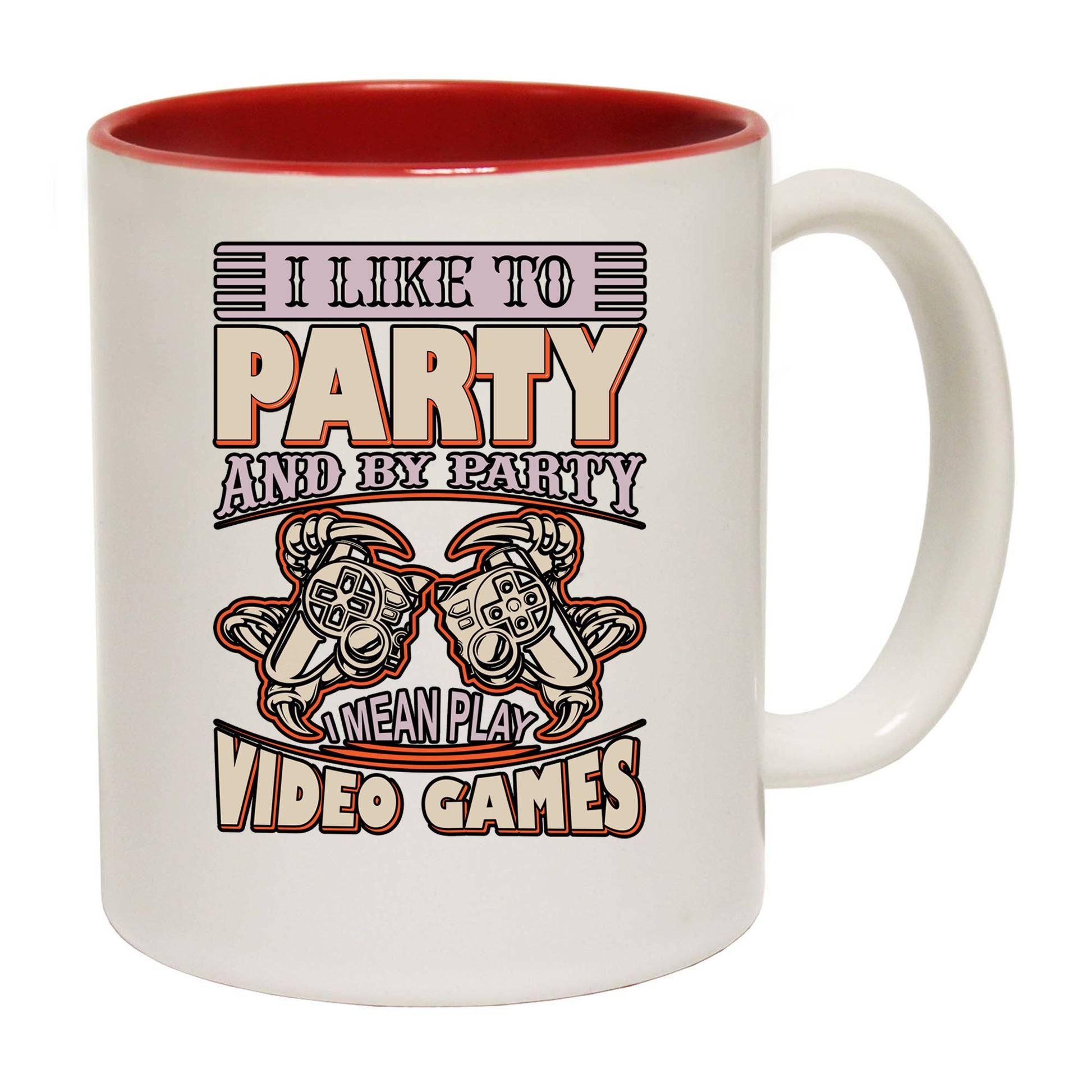 I Like To Party Video Games Gamer - Funny Coffee Mug