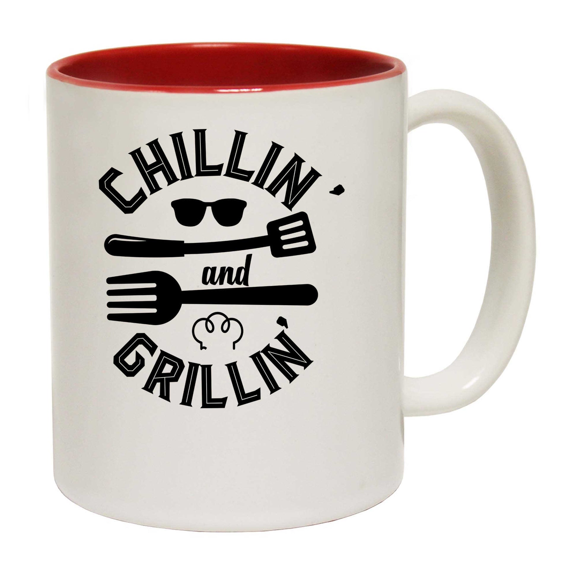 Chillin And Grillin Outdoor Summer Bbq - Funny Coffee Mug