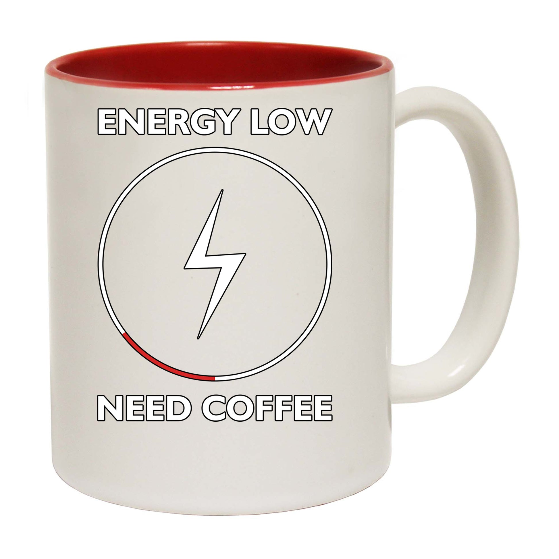 Low Energy Need Coffee - Funny Coffee Mug