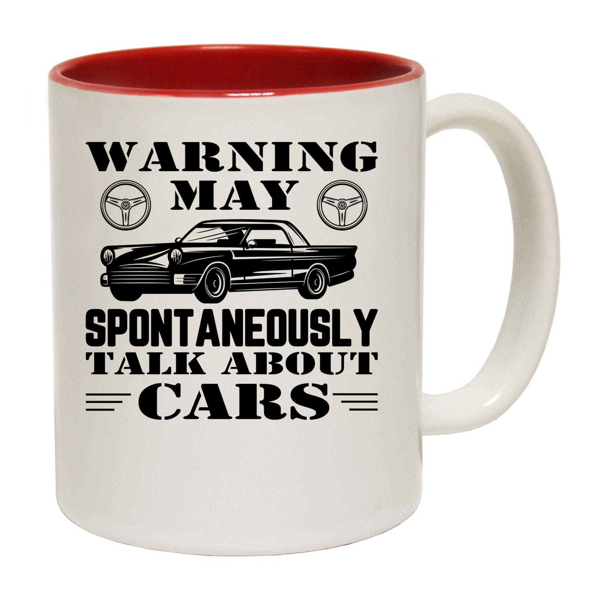 Auto Mechanic Warning I May Spontaneously Talk Cars - Funny Coffee Mug