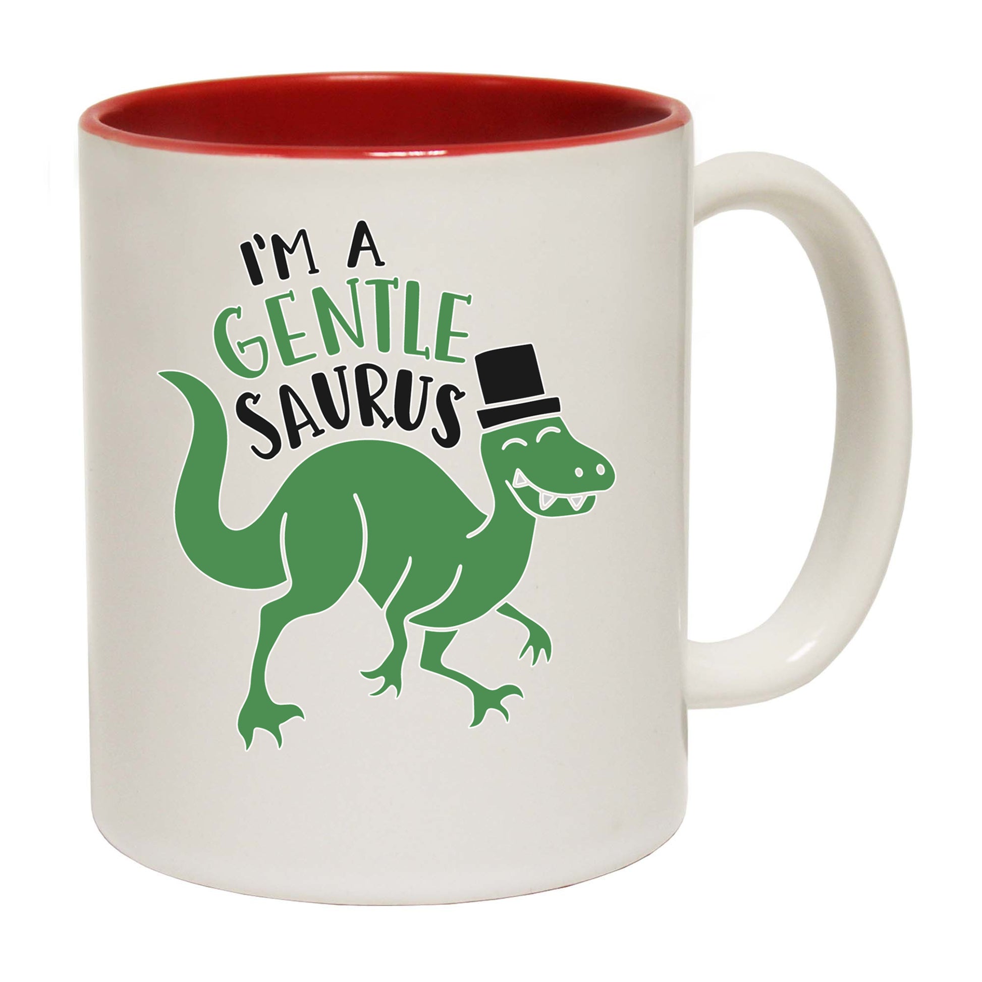 Im A Gentle Saurus Dinosaur Dino - Funny Coffee Mug